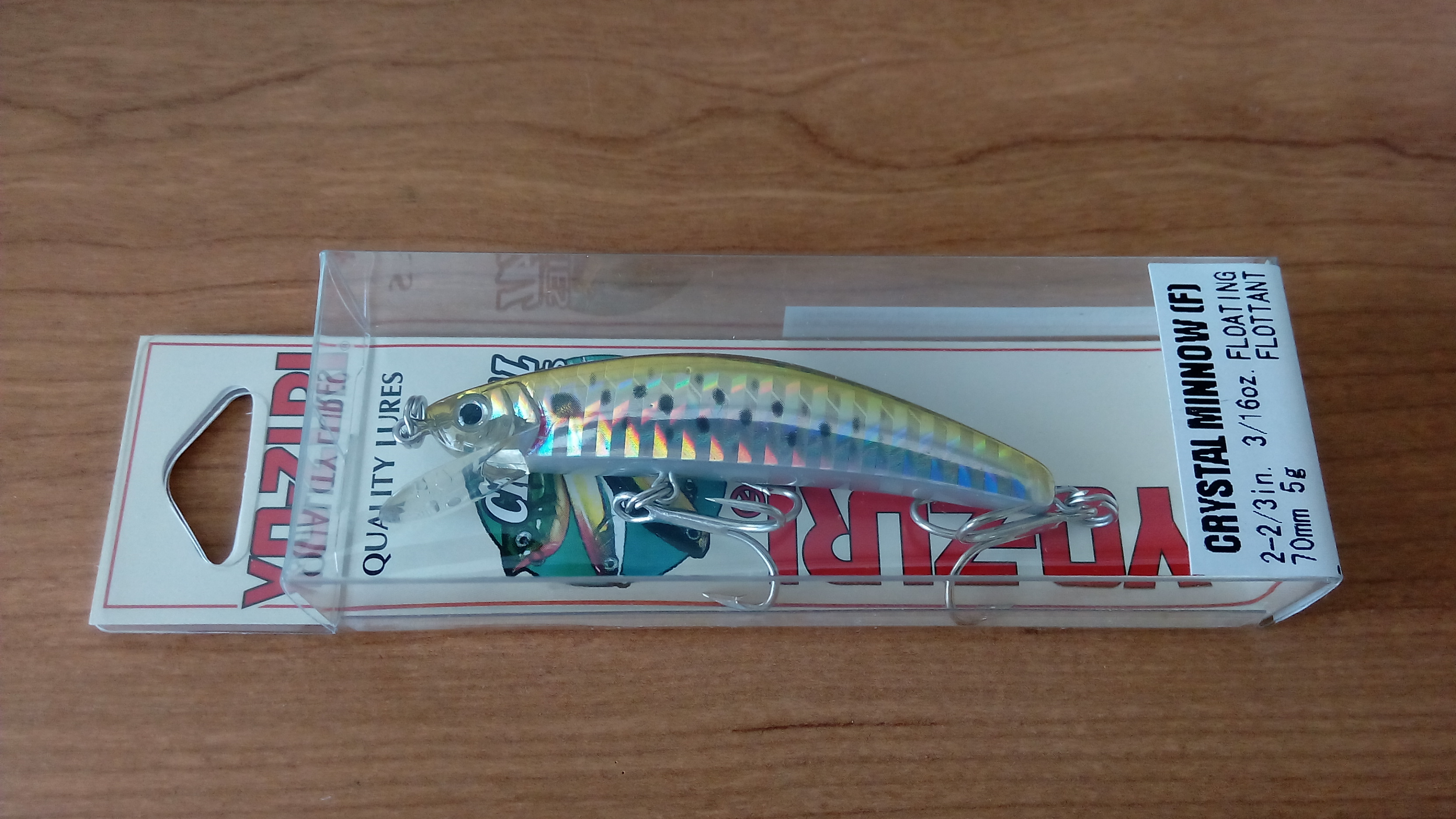YO-ZURI CRYSTAL MINNOW F 70 R836-SHBK 2