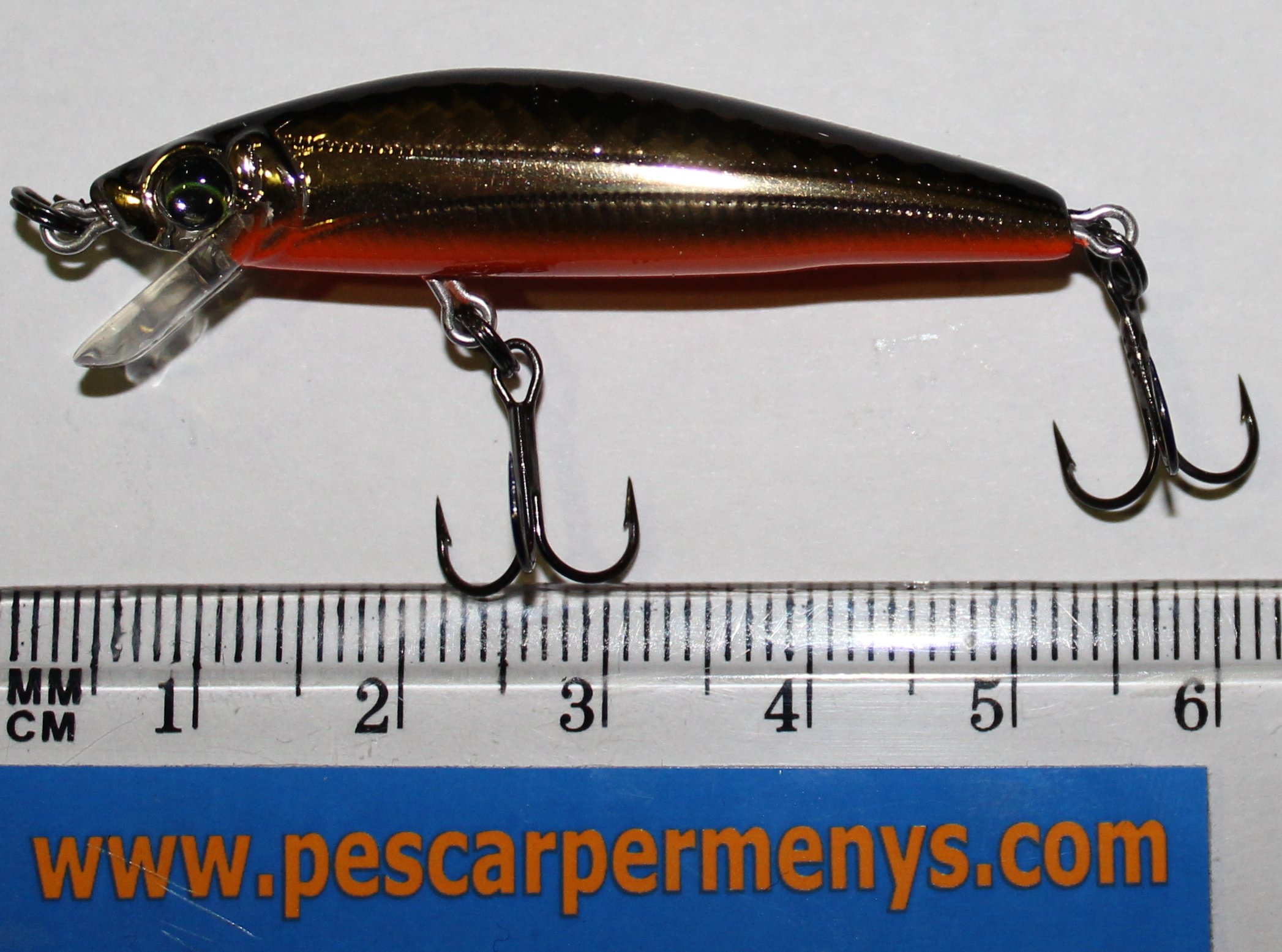(DX)DUEL HARDCORE MINNOW 50F BASS F1038-HGBL 2