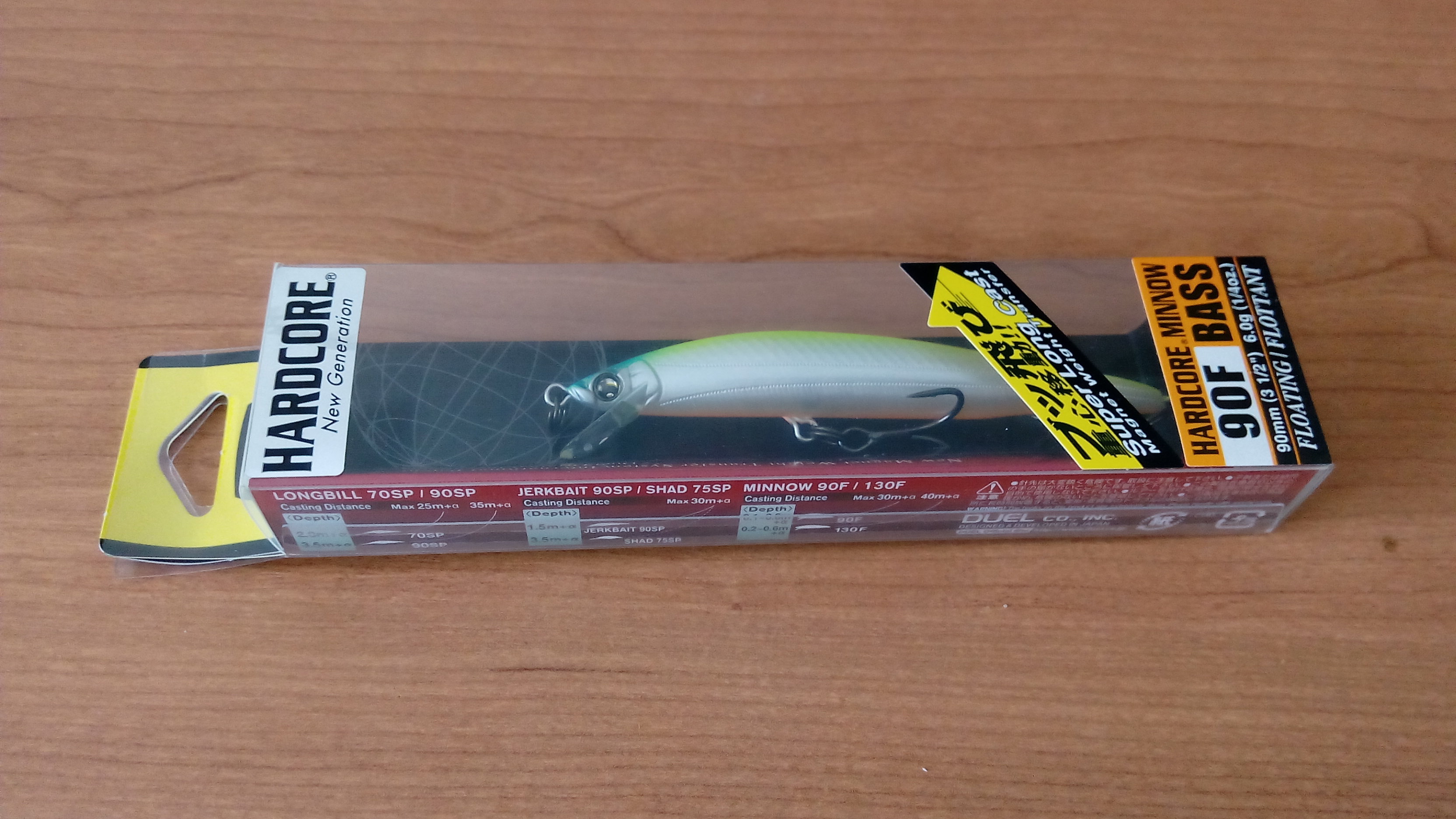 (DX)DUEL HARDCORE MINNOW 90F BASS F1040-PCL 2