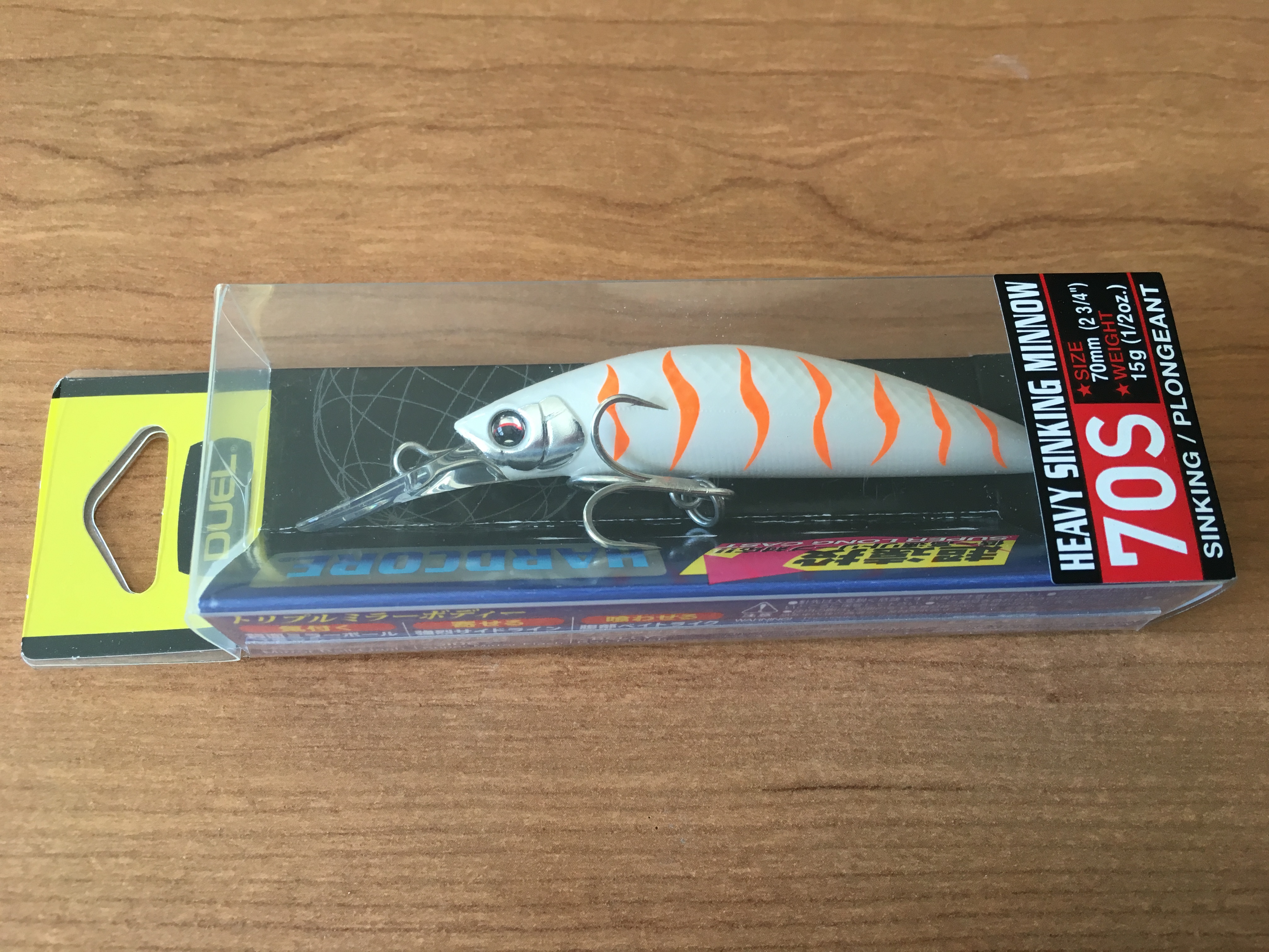 (DX)DUEL HARDCORE HEAVY MINNOW 70S F973-PCG