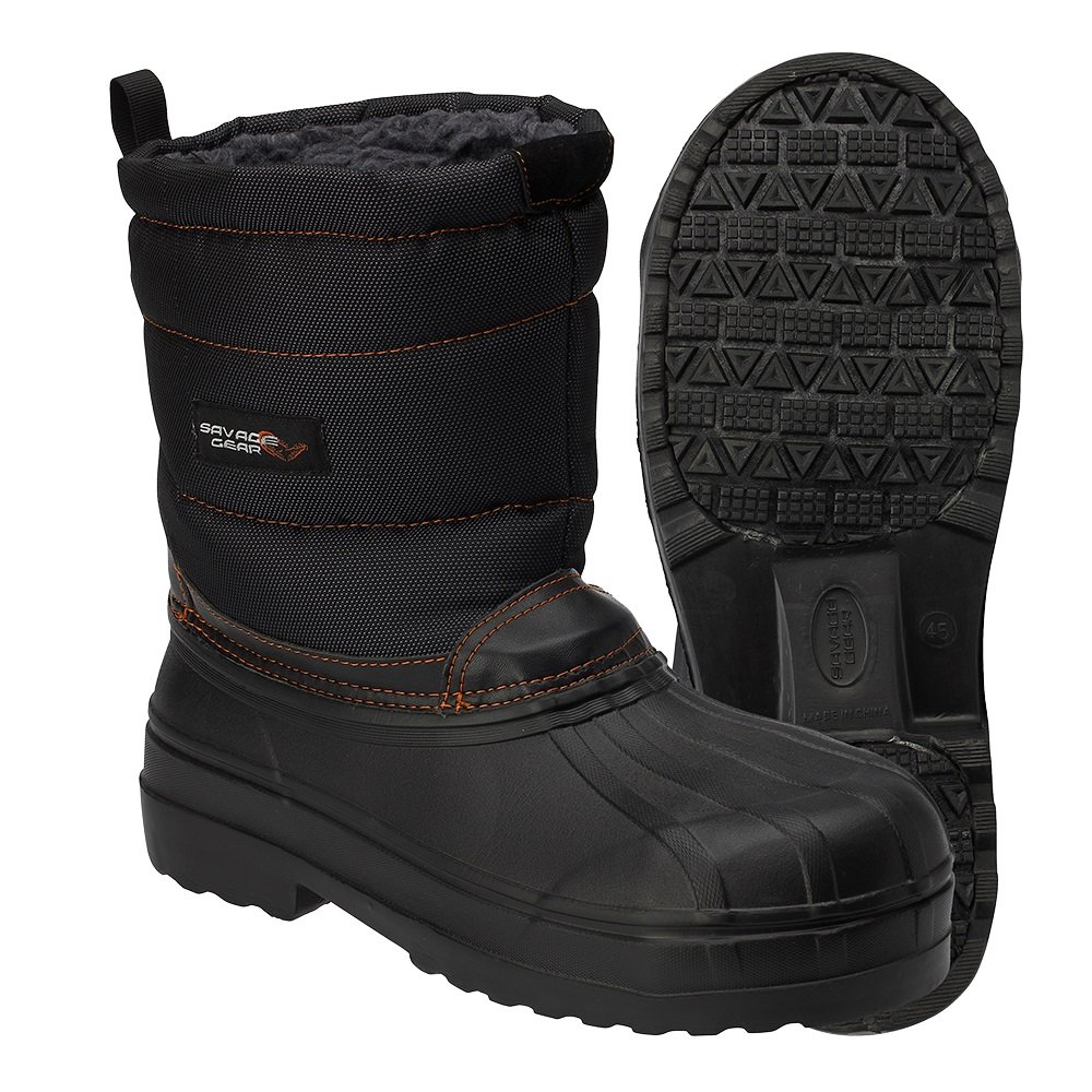 (DX)SAVAGE GEAR POLAR BOOTS BOOTS 45/10 Black
