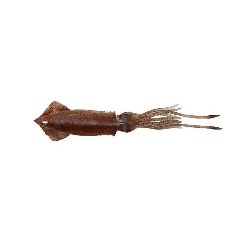(DX)SG 3D TPE SWIM SQUID 95MM 10G RED BROWN (paquete de 2 unidades)
