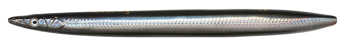 (DX)SAVAGE GEAR JIG 3D LINE THRU SANDEEL 8.5CM 11G SINKING BLACK SILVER