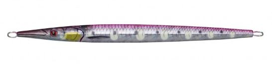 (DX)SAVAGE GEAR JIG 3D NEEDLE JIG 23CM 150G SINKING PINK FLASH GLOW DOTS PH