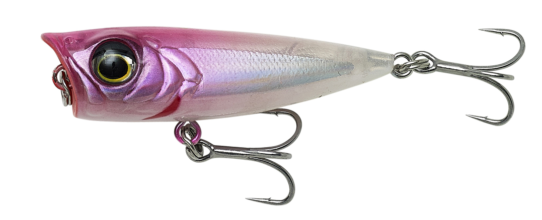 3D MINNOW POPPER 4.3CM 2.6G FLOATING PINK HEAD