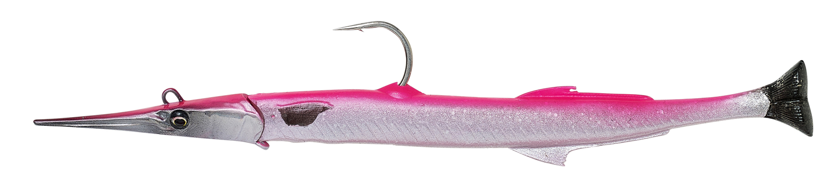 (DX)SG 3D NEEDLEFISH PULSETAIL 14CM PINK SIL