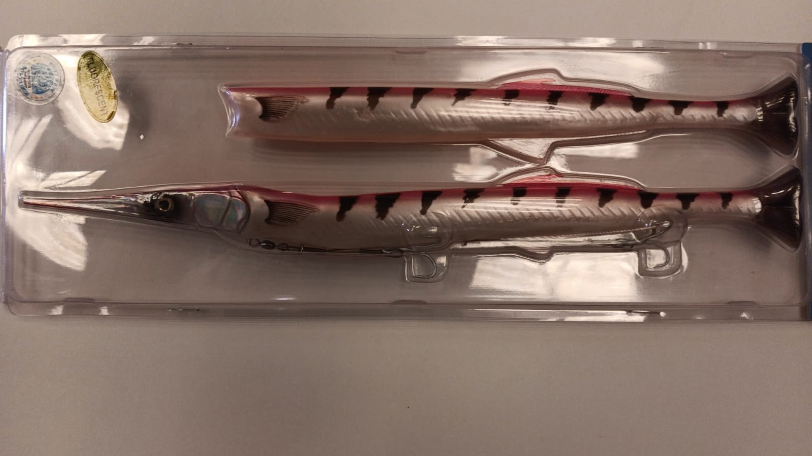 (DX)SG NEEDLEFISH PULSE TAIL 30CM PINK