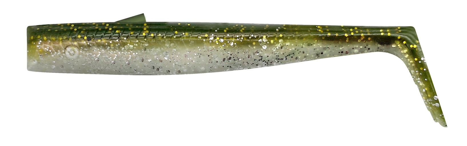 (DX)SANDEEL V2 WL TAIL110 11CM 10G GREEN SILVER 5PCS