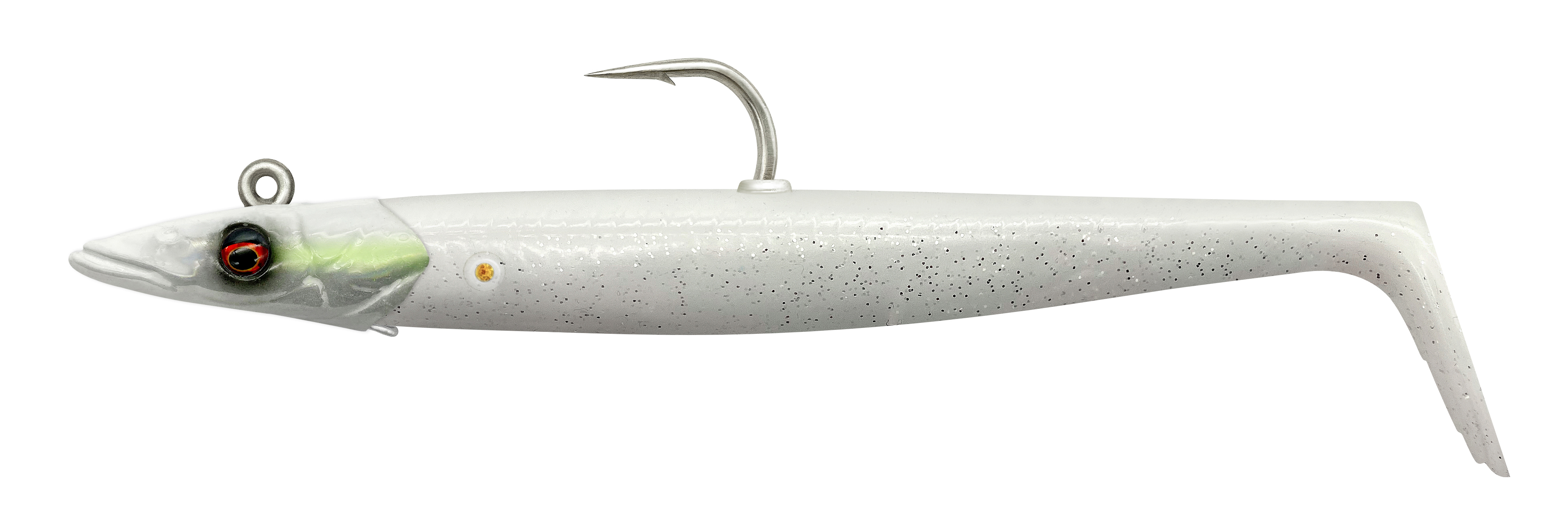 (DX)SANDEEL V2 17.5CM 65G SINKING WHITE PEARL SILVER (1 unidad)