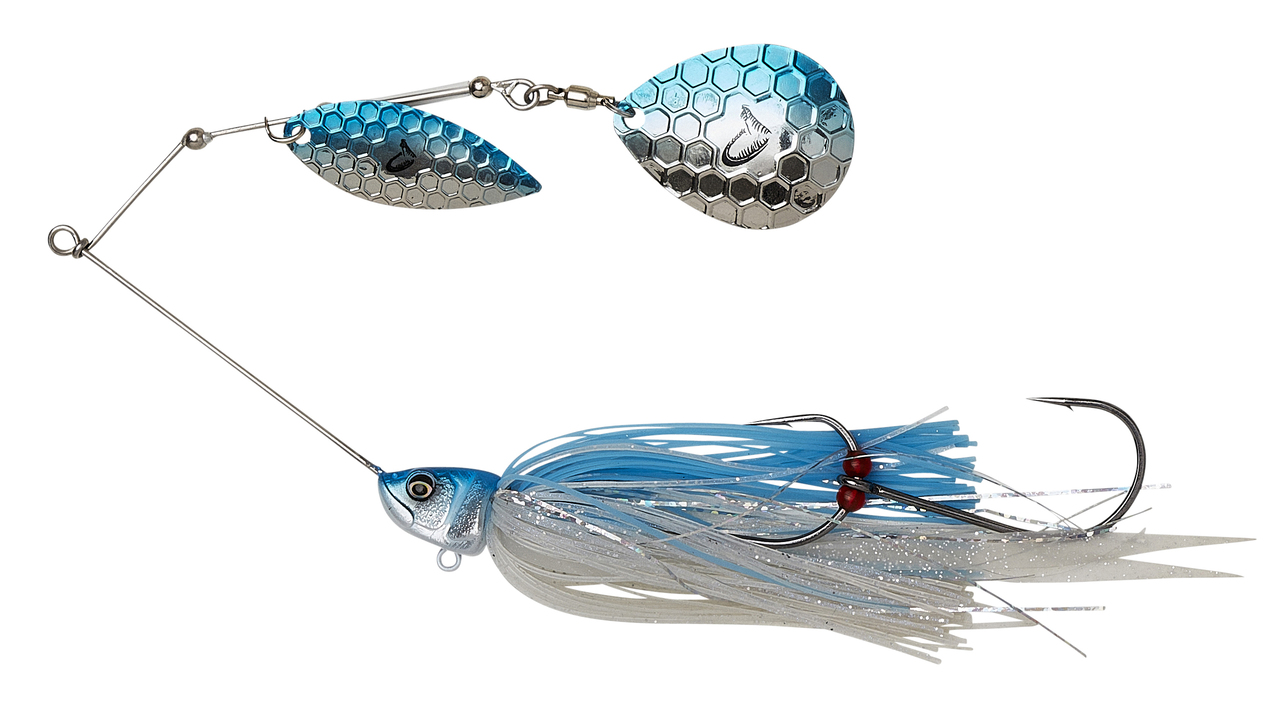 DA'BUSH SPINNERBAIT 14CM 21G SINKING BLUE SILVER