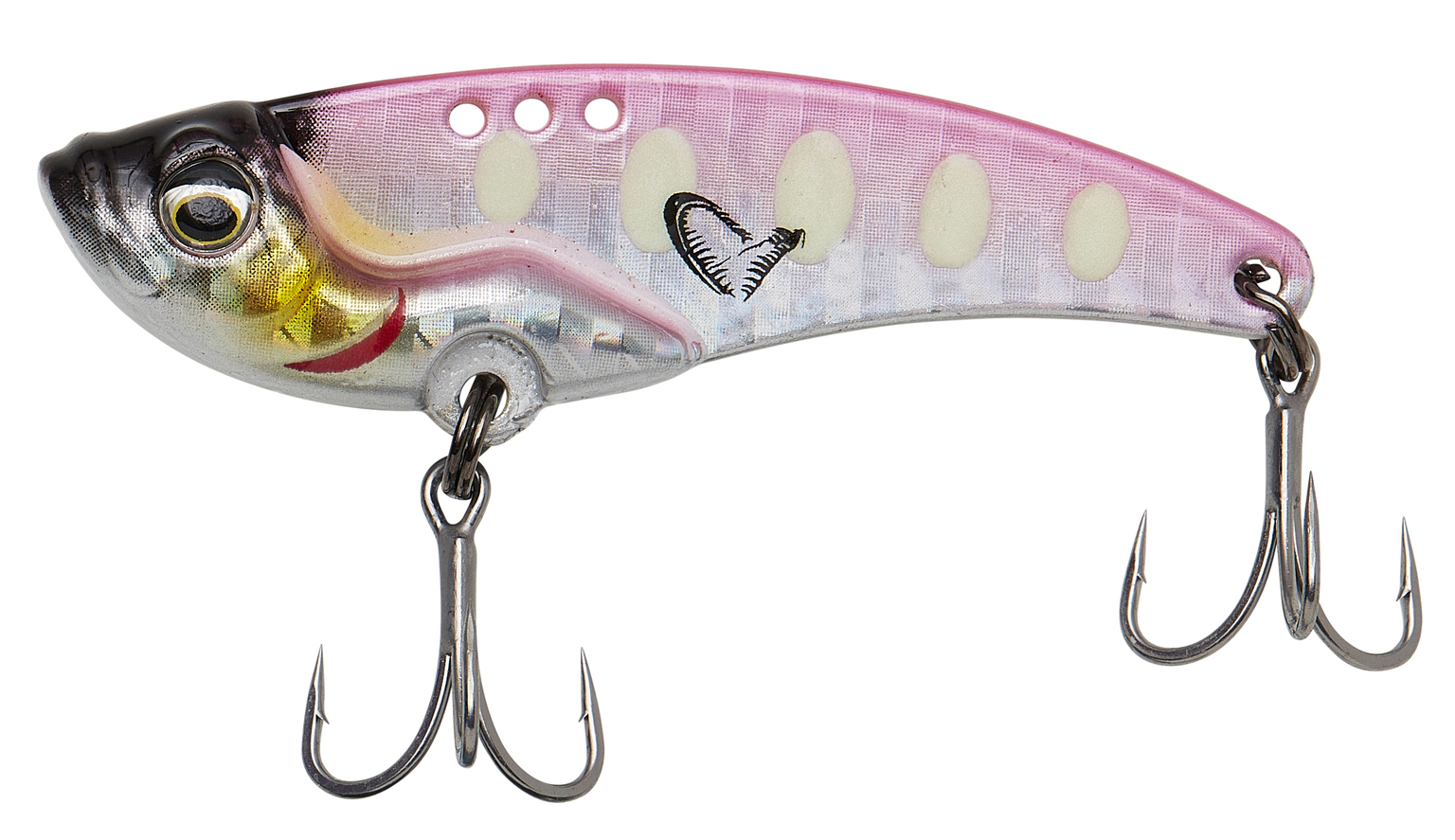 (DX)VIB BLADE SW 3.5CM 4G FAST SINKING PINK GLOW DOT