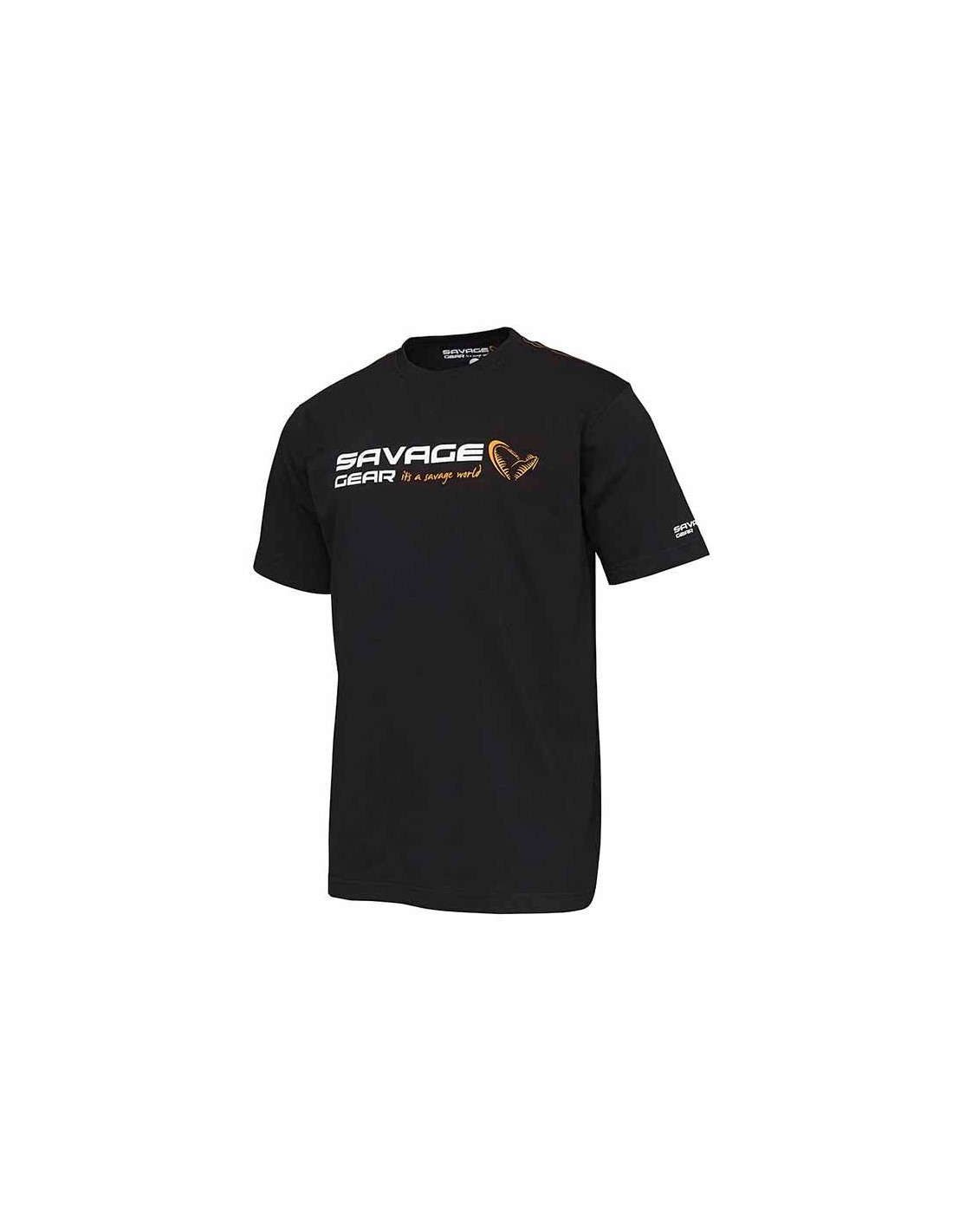 SAVAGE GEAR CAMISETA SIGNATURE LOGO T-SHIRT M BLACK INK