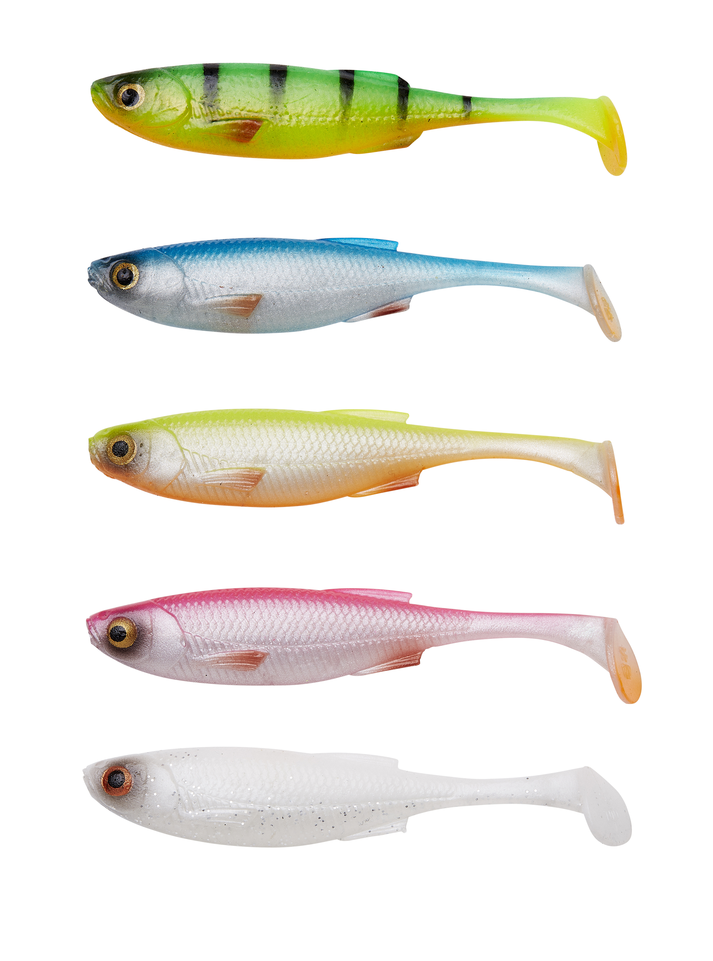 CRAFT SHAD 10CM 6G DARK WATER MIX 5PCS