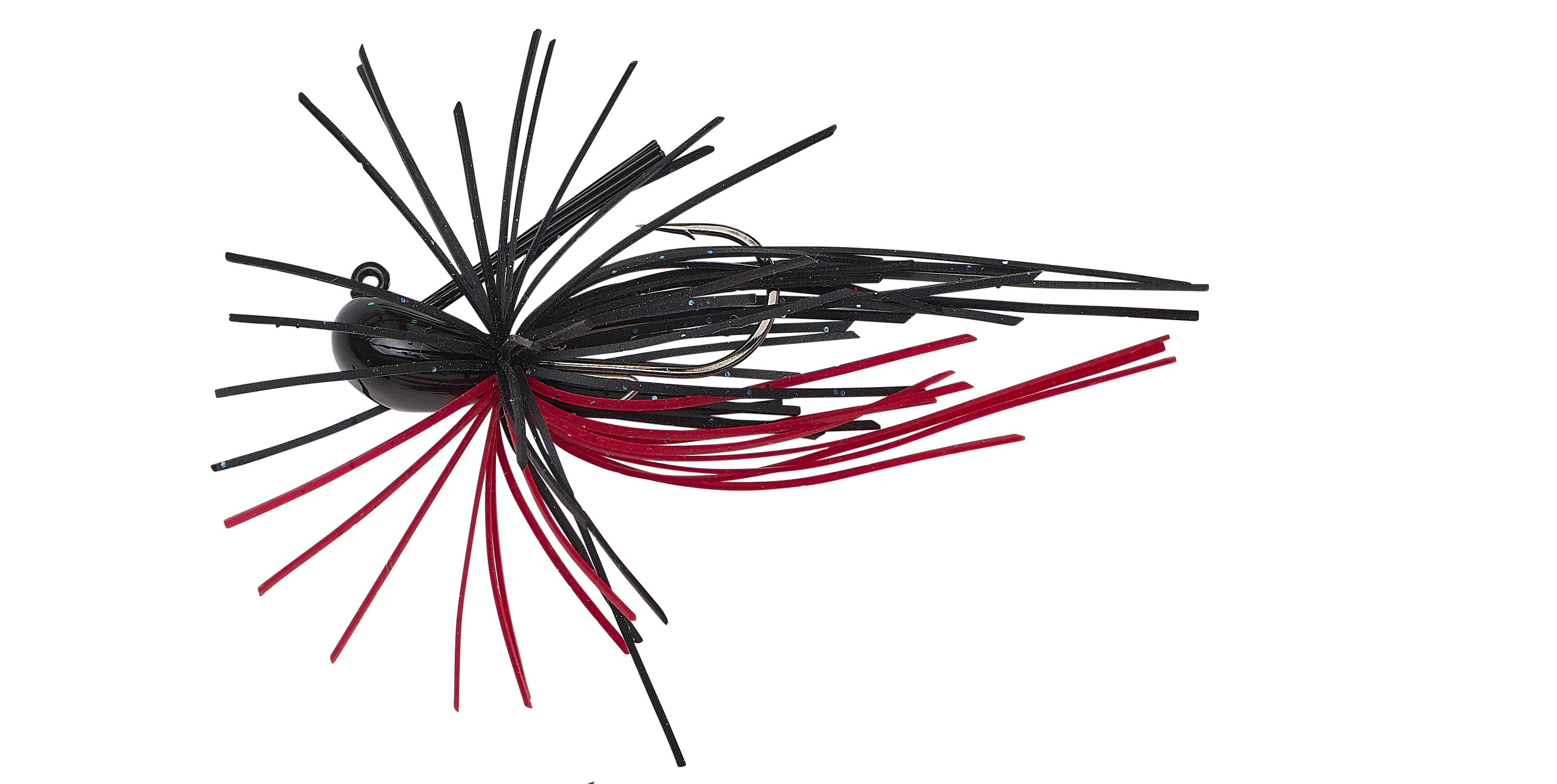 SKIRT FLIRT JIG #2 6CM 4G SINKING BLACK RED