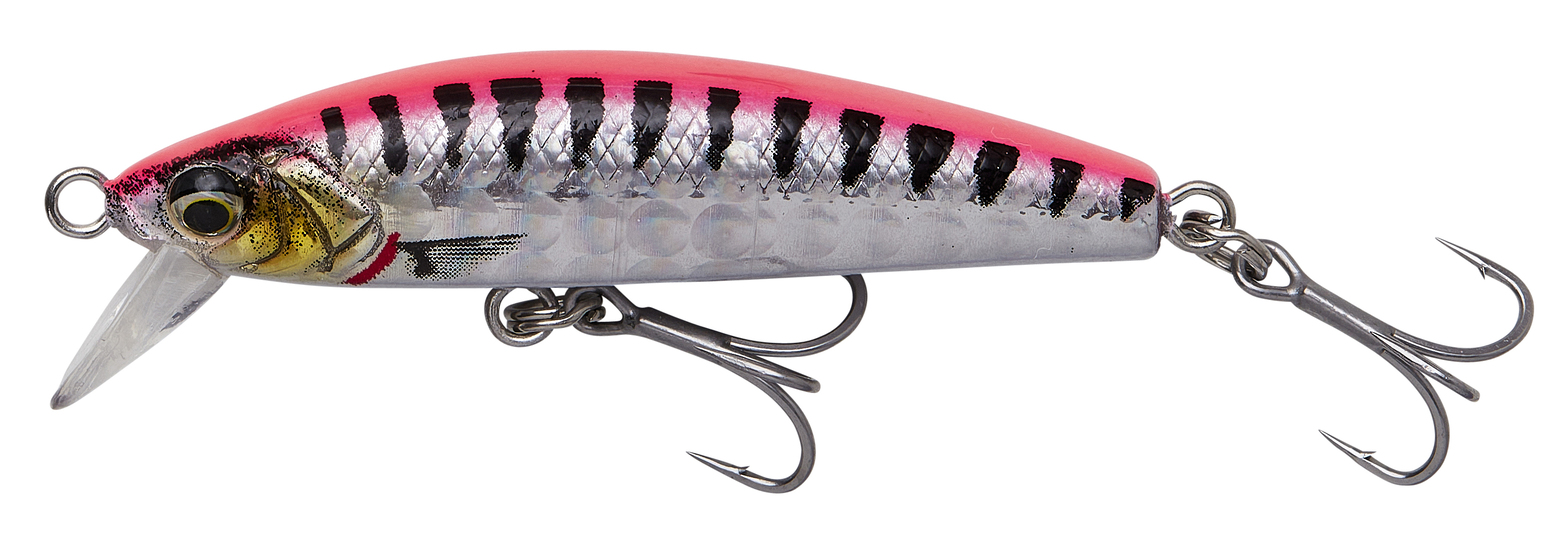 (DX)GRAVITY MINNOW 5CM 4.3G SINKING PINK BARRACUDA PHP