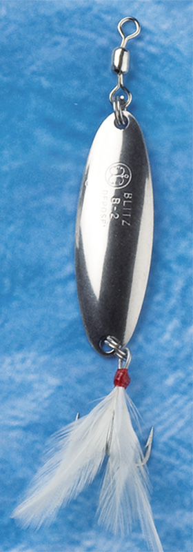 CUCHARILLA ONDULANTE ILBA BLITZ N° B2 CON PLUMA