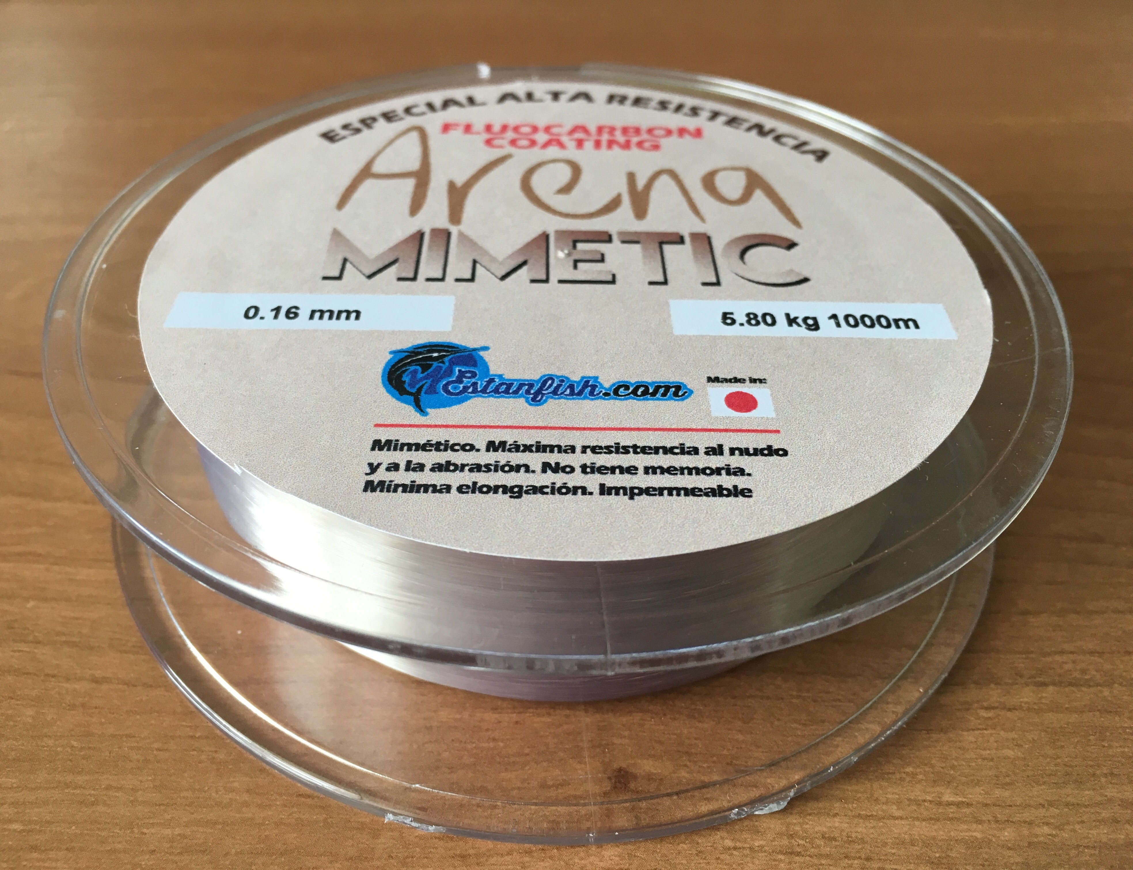 NYLON MONOFILAMENTO ARENA MIMETIC 0.16 - 1000m 5,80kg 3