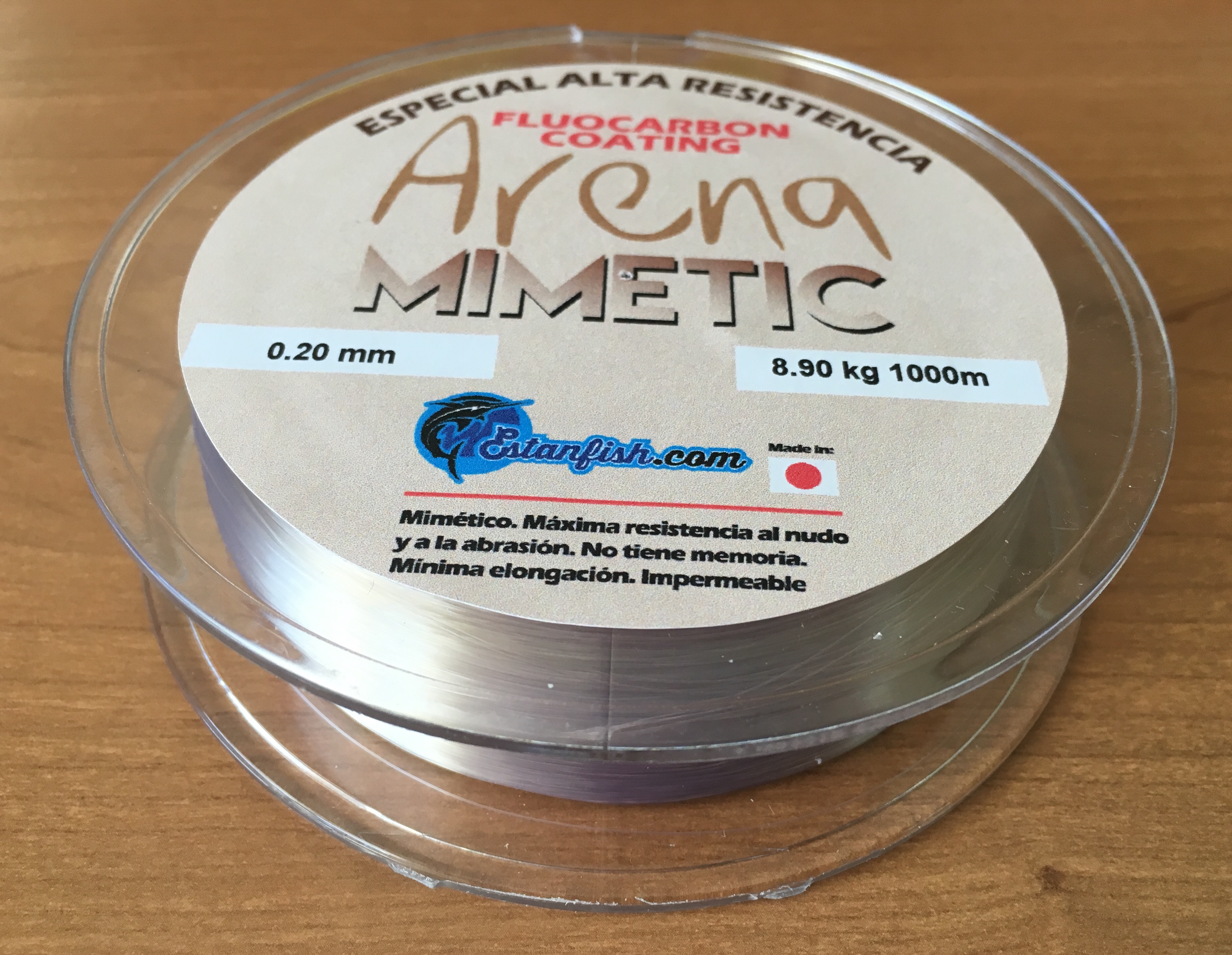 NYLON MONOFILAMENTO ARENA MIMETIC 0.20 - 1000m 8.90kg 2