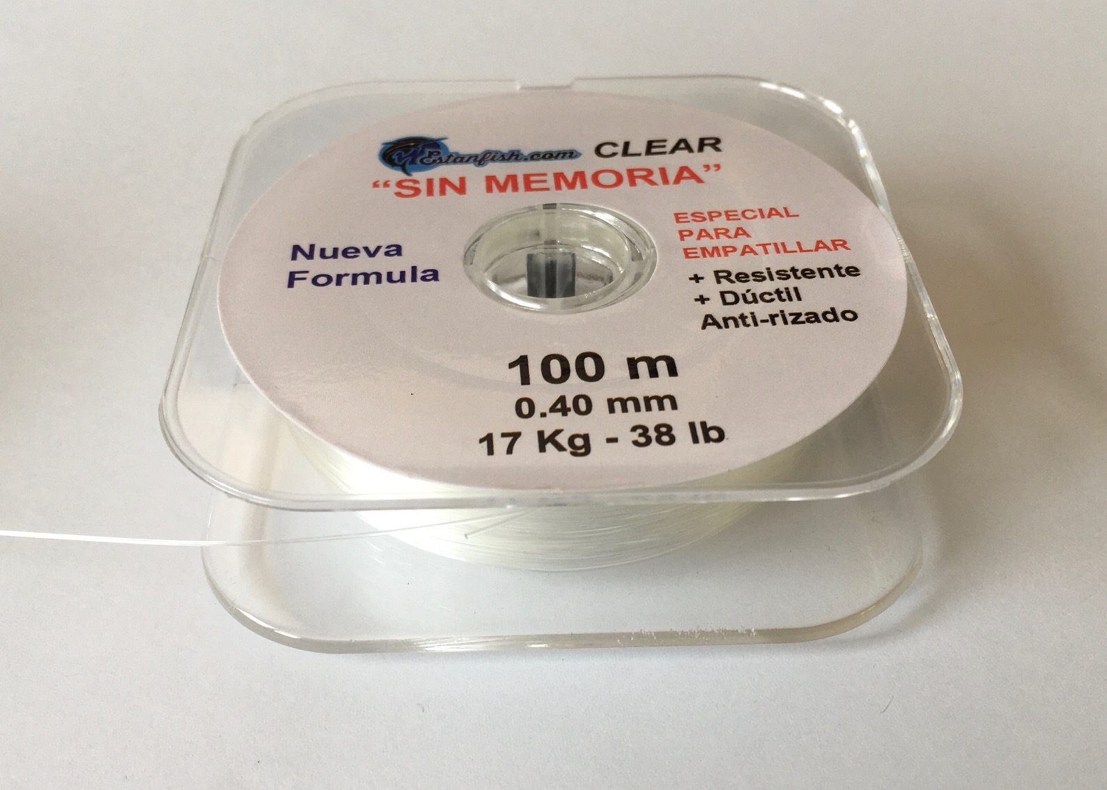 NYLON ESTANFISH SIN MEMORIA 0,40 100m 17 kg CLEAR 3
