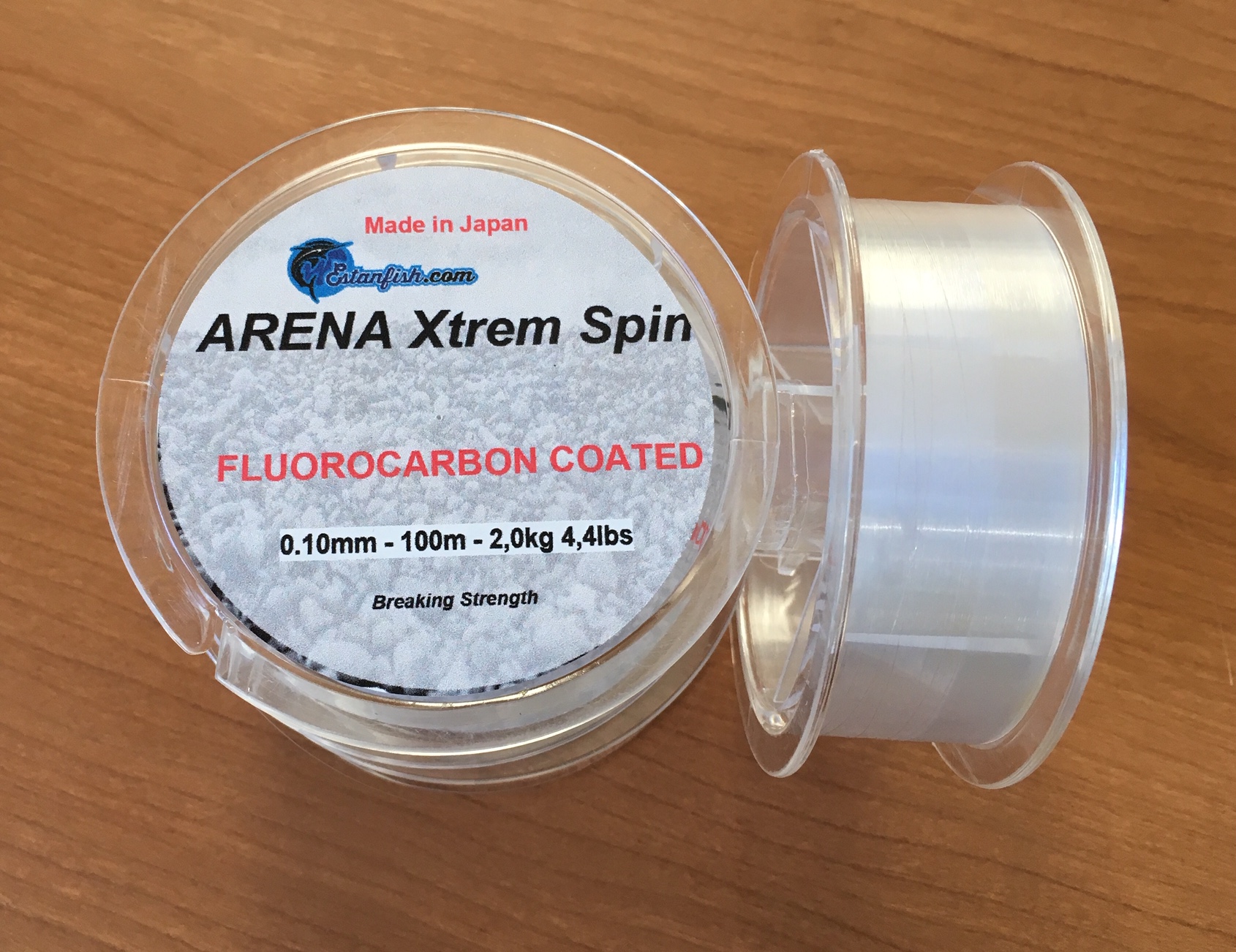 NYLON ARENA XTREM SPIN 100m 0,10mm 2,0kg 4,4lbs 2