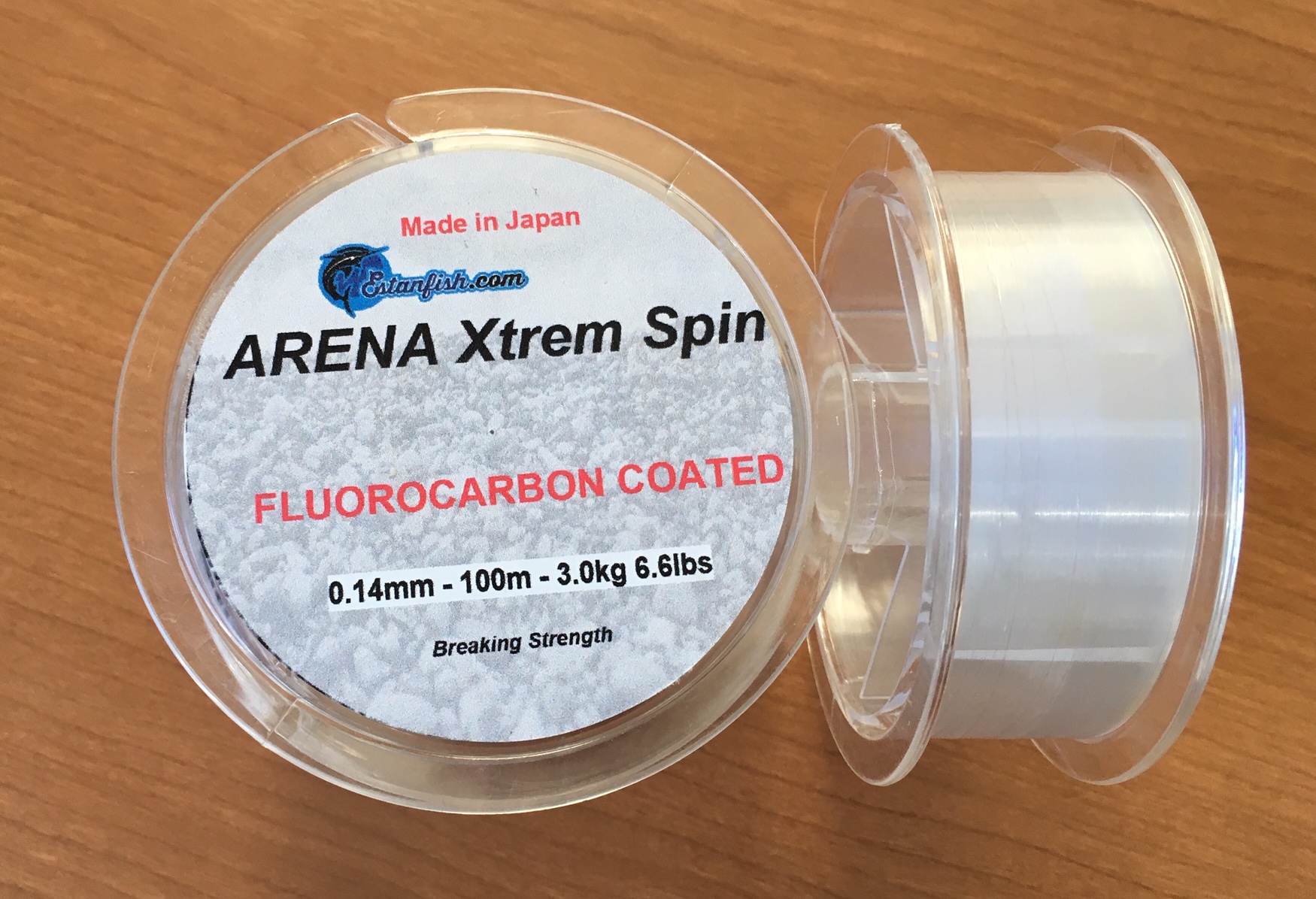 NYLON ARENA XTREM SPIN 100m 0,14mm 3,0kg 6,6lbs