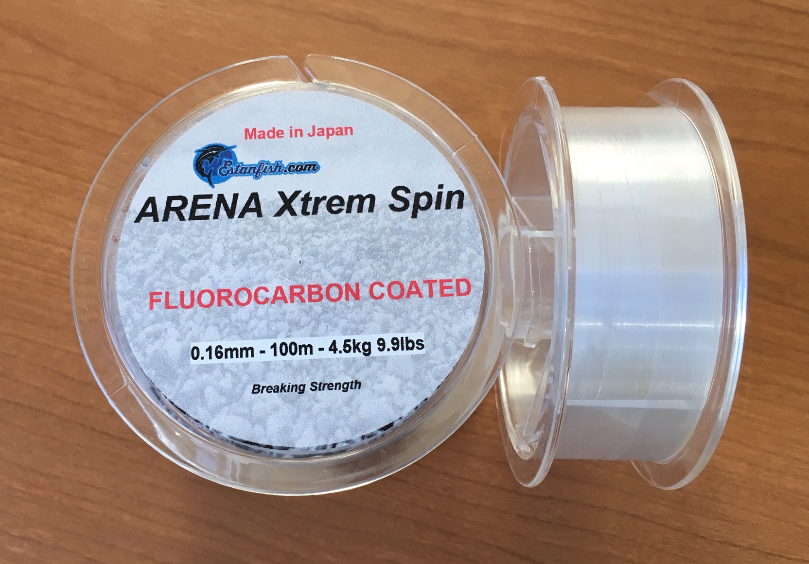 NYLON ARENA XTREM SPIN 100m 0,16mm 4,5kg 9,9lbs