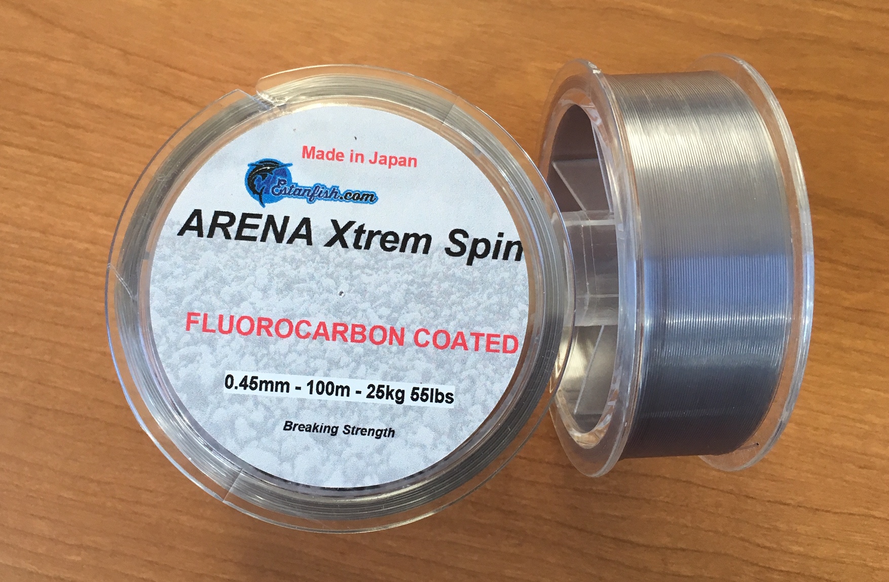 NYLON ARENA XTREM SPIN 100m 0,45mm 25kg 55lbs 3