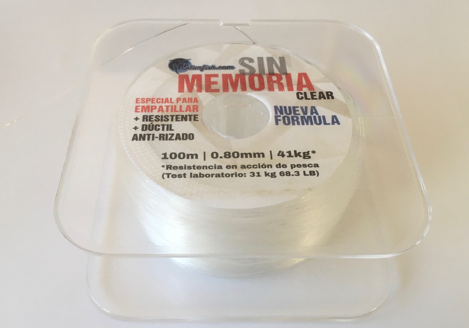 NYLON ESTANFISH SIN MEMORIA 0,80 100m 90LBS CLEAR 2