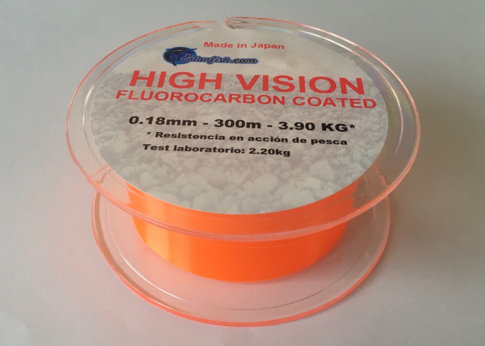 NYLON ESTANFISH HIGH VISION ORANGE 300m 0,18mm 3,9KG 3