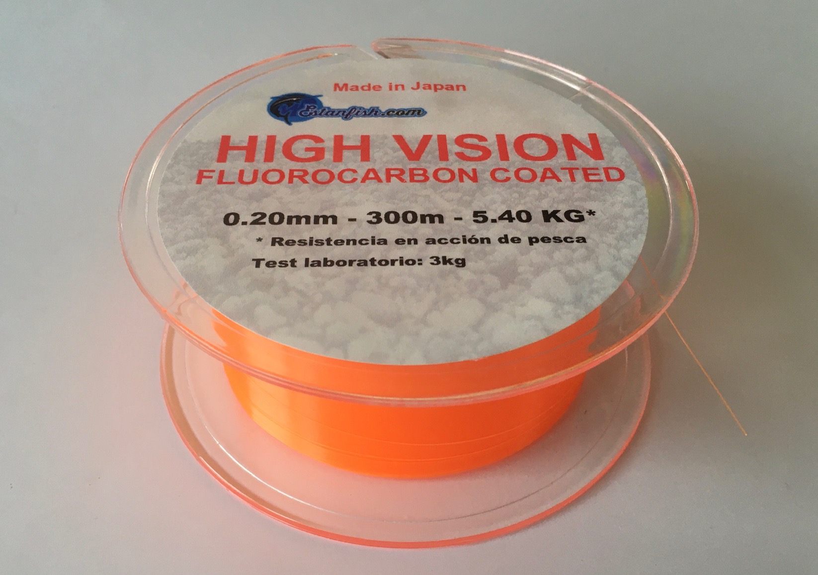 NYLON ESTANFISH HIGH VISION ORANGE 300m 0,20mm 5,4KG 3