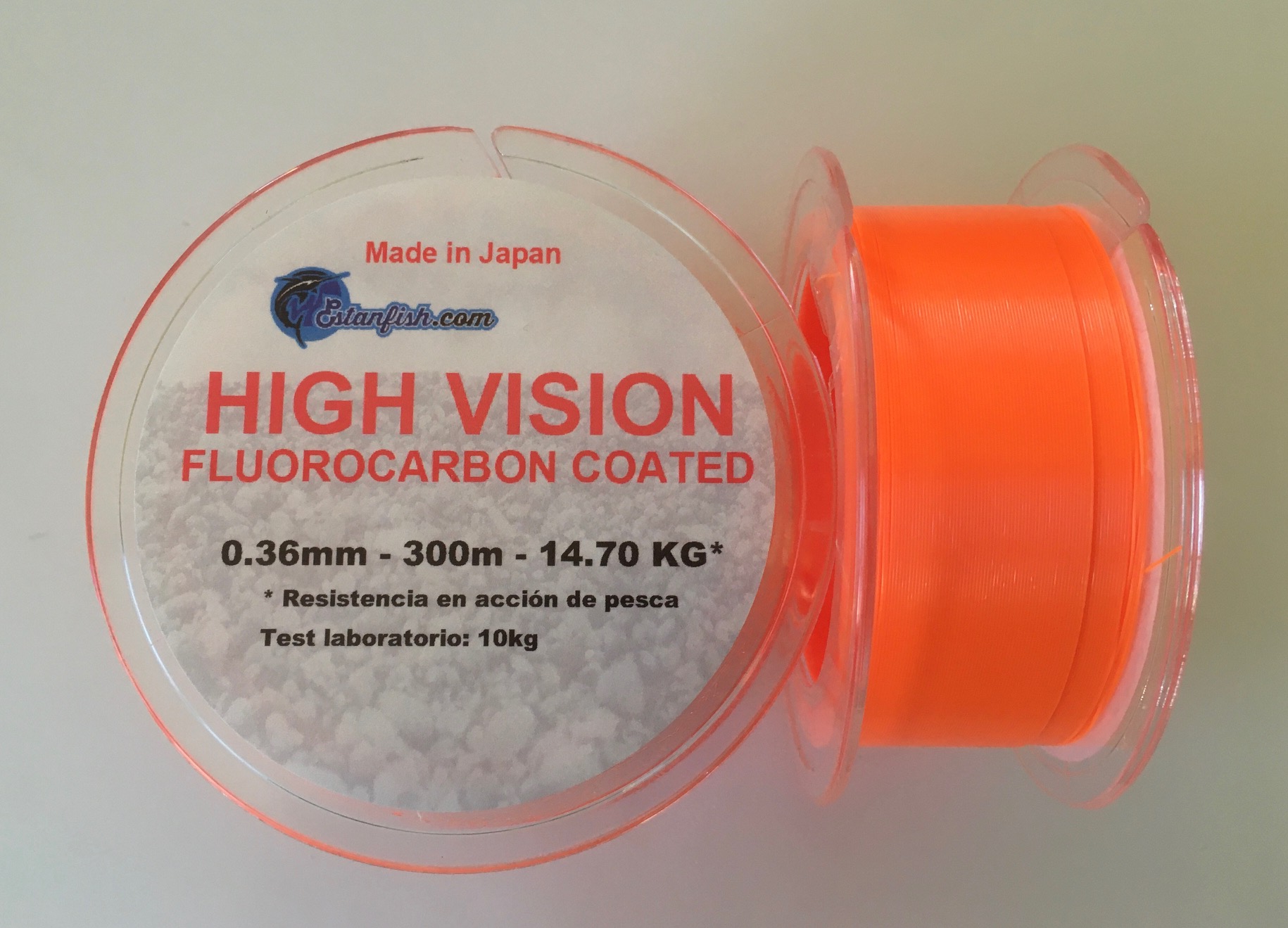 NYLON ESTANFISH HIGH VISION ORANGE 300m 0,36mm 14,7KG 3