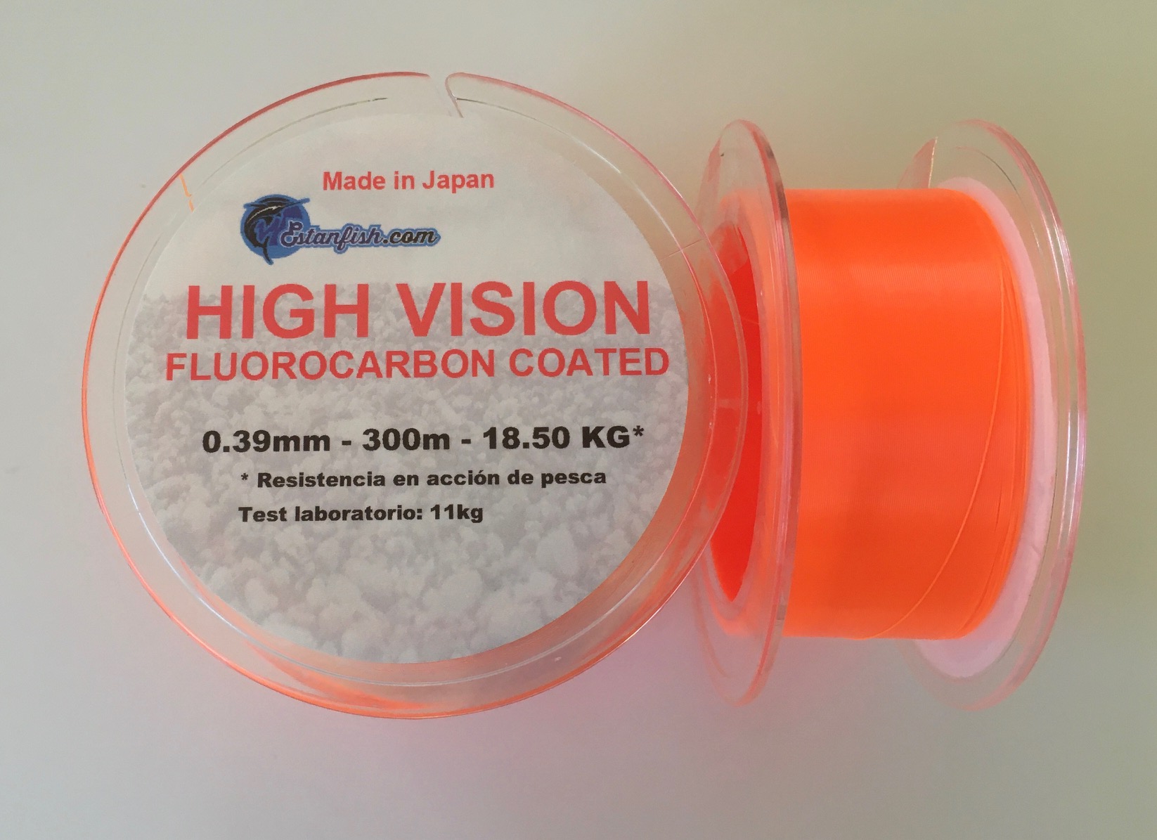 NYLON ESTANFISH HIGH VISION ORANGE 300m 0,39mm 18,5KG 3