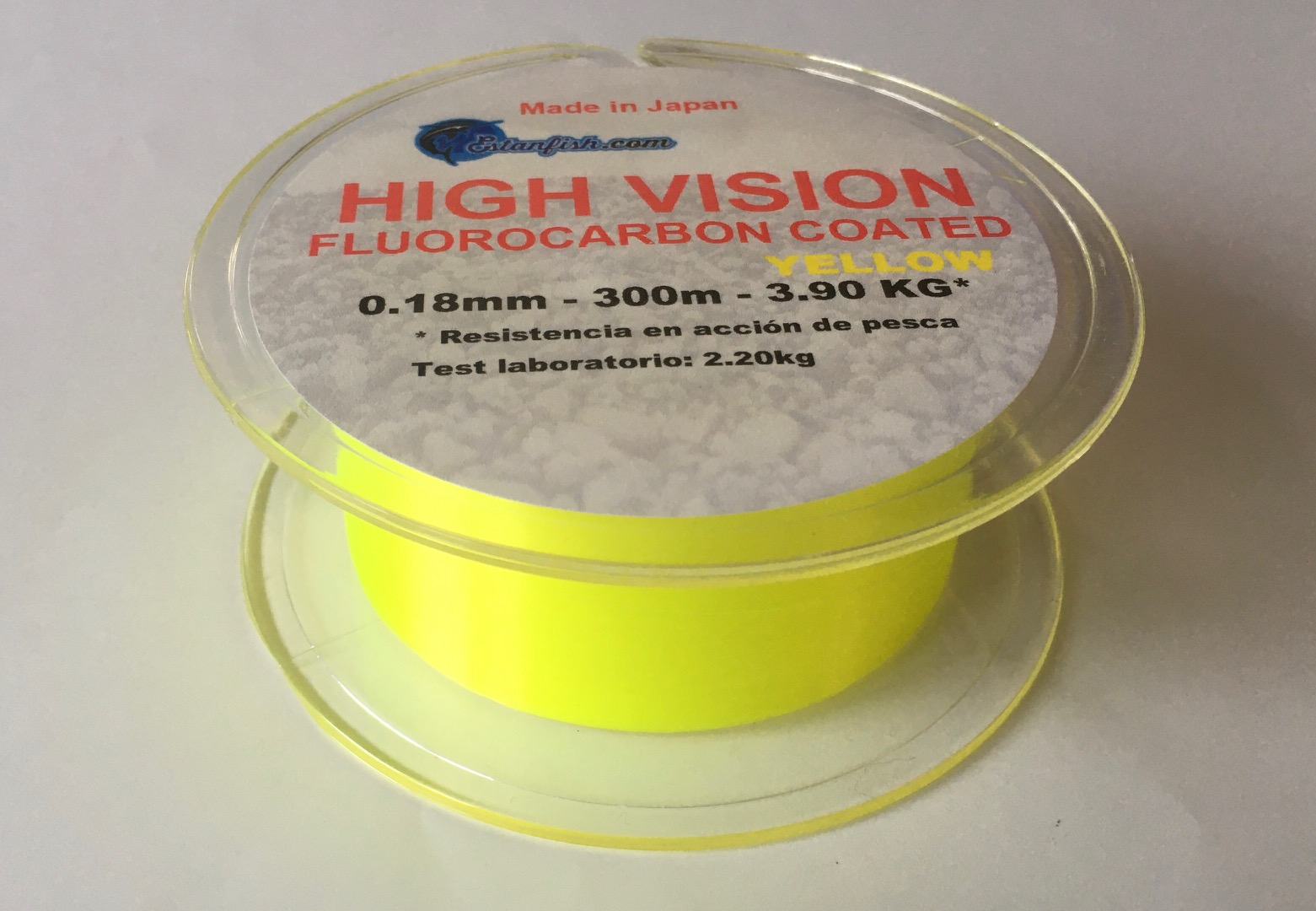 NYLON ESTANFISH HIGH VISION YELLOW 300m 0,18mm 3,9KG 2