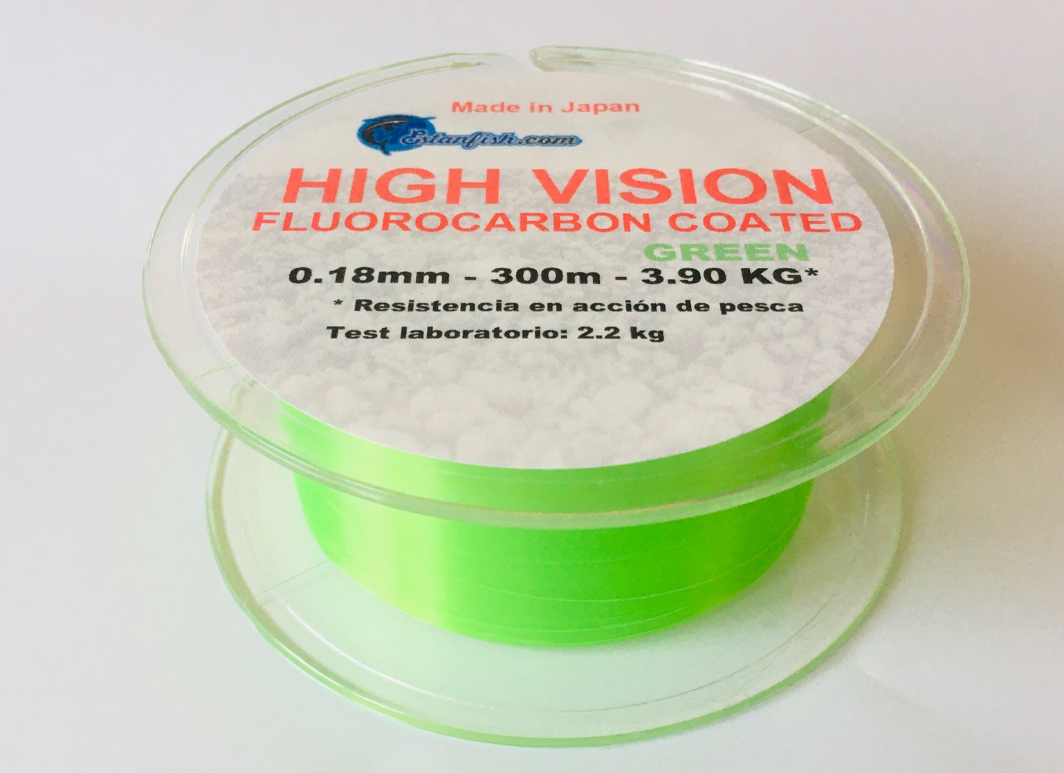 NYLON ESTANFISH HIGH VISION GREEN 300m 0,18mm 3,9KG 3