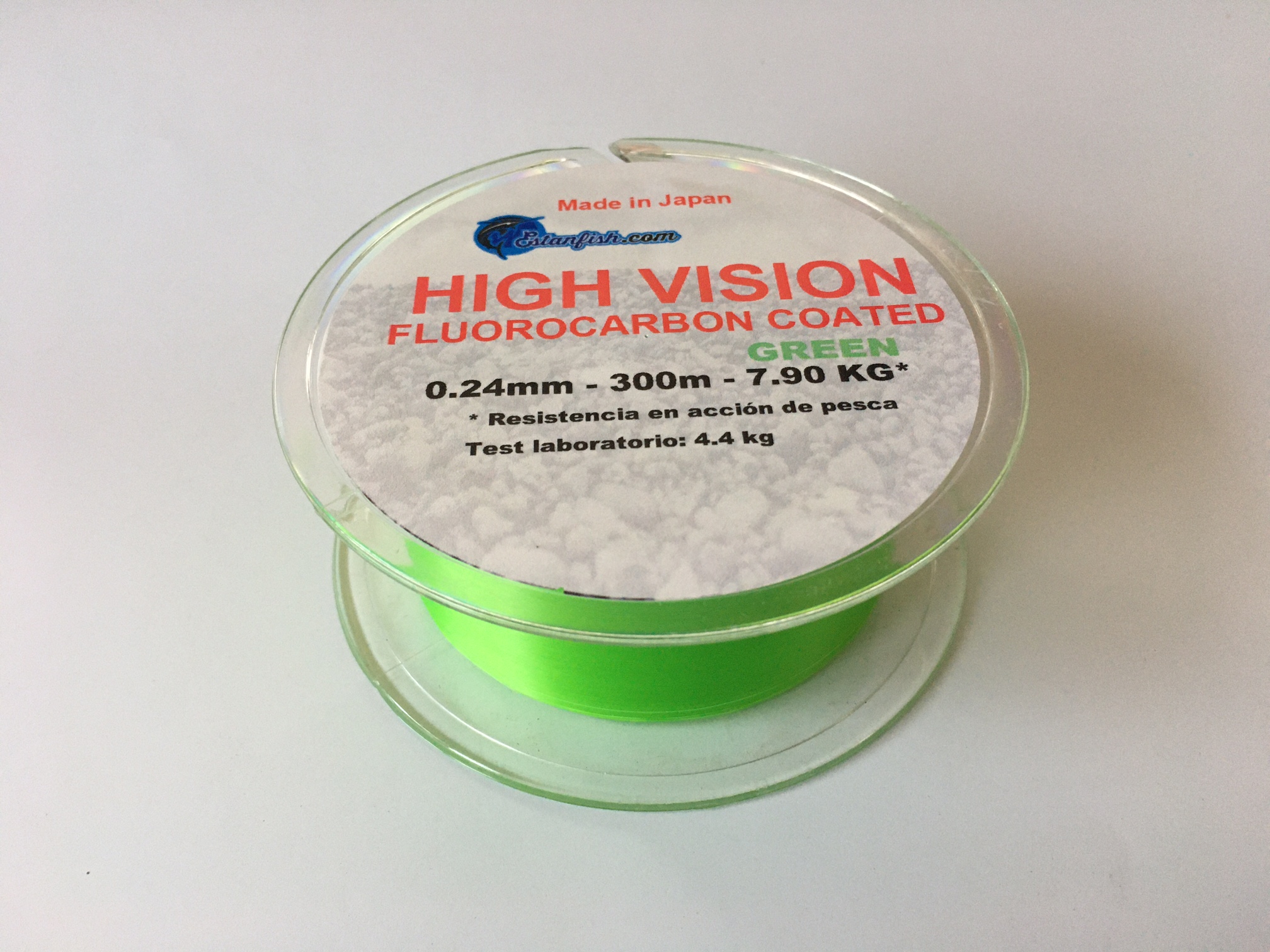 NYLON ESTANFISH HIGH VISION GREEN 300m 0,24mm 7,9KG 3