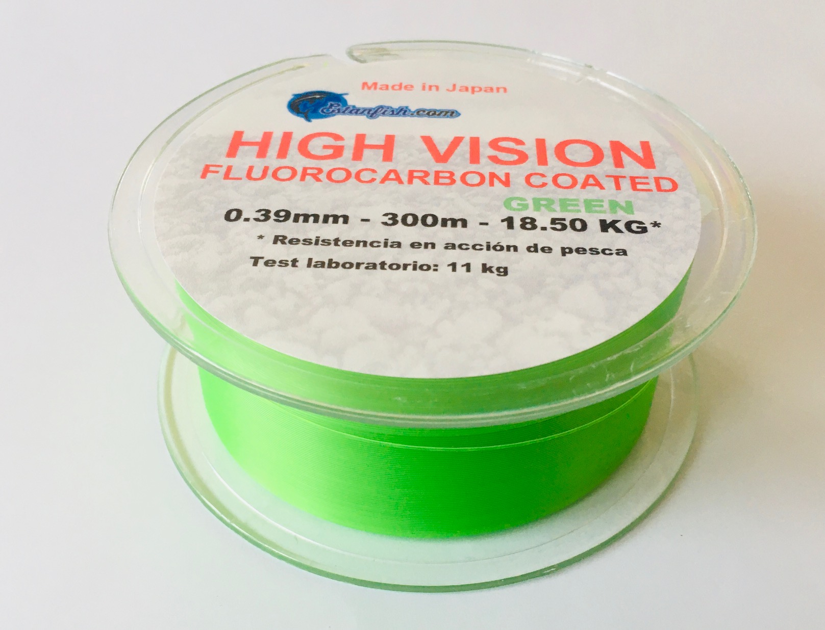 NYLON ESTANFISH HIGH VISION GREEN 300m 0,39mm 18,5KG 2