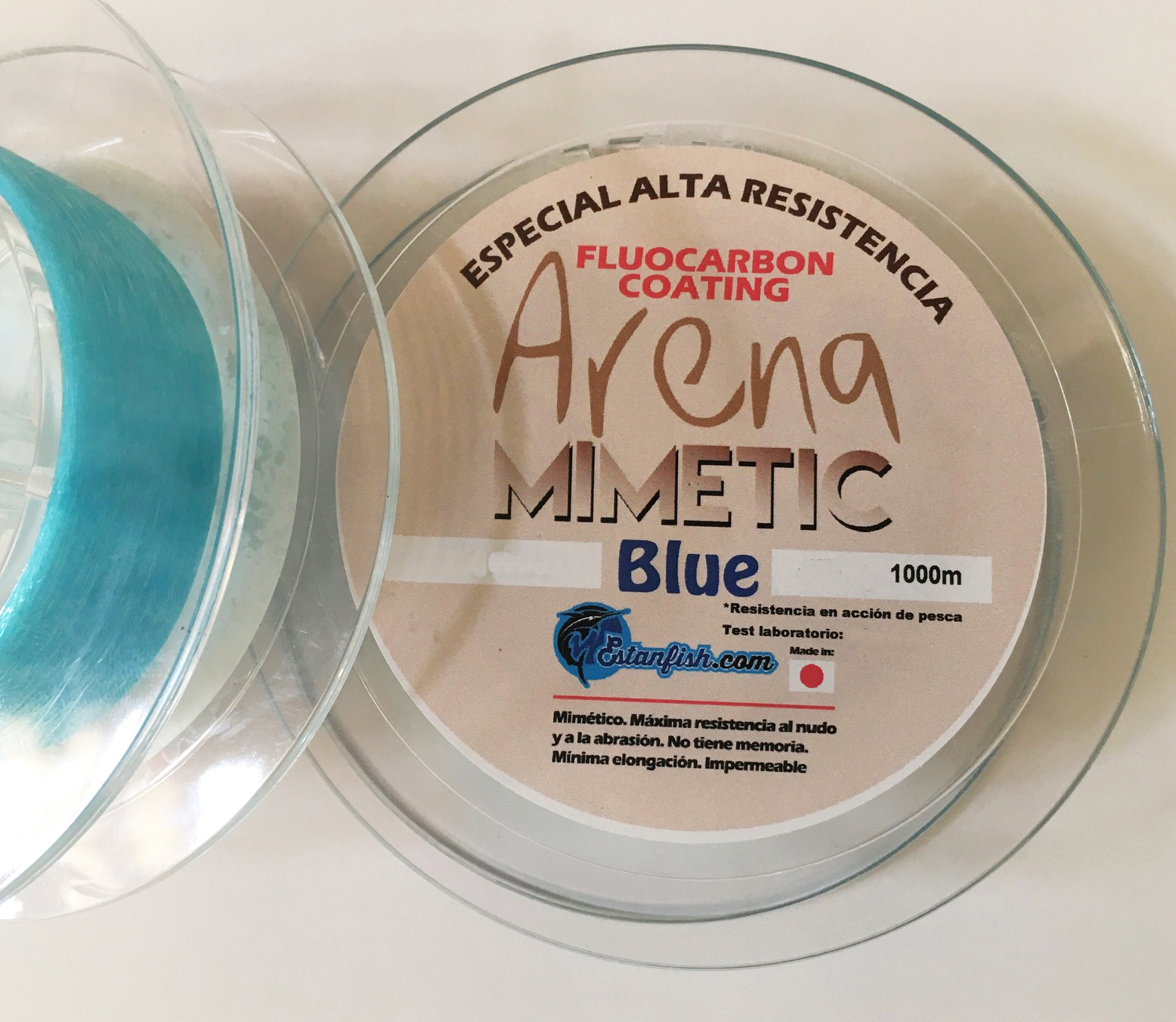 NYLON MONOFILAMENTO ARENA MIMETIC BLUE 0.16 - 1000m  5,80kg