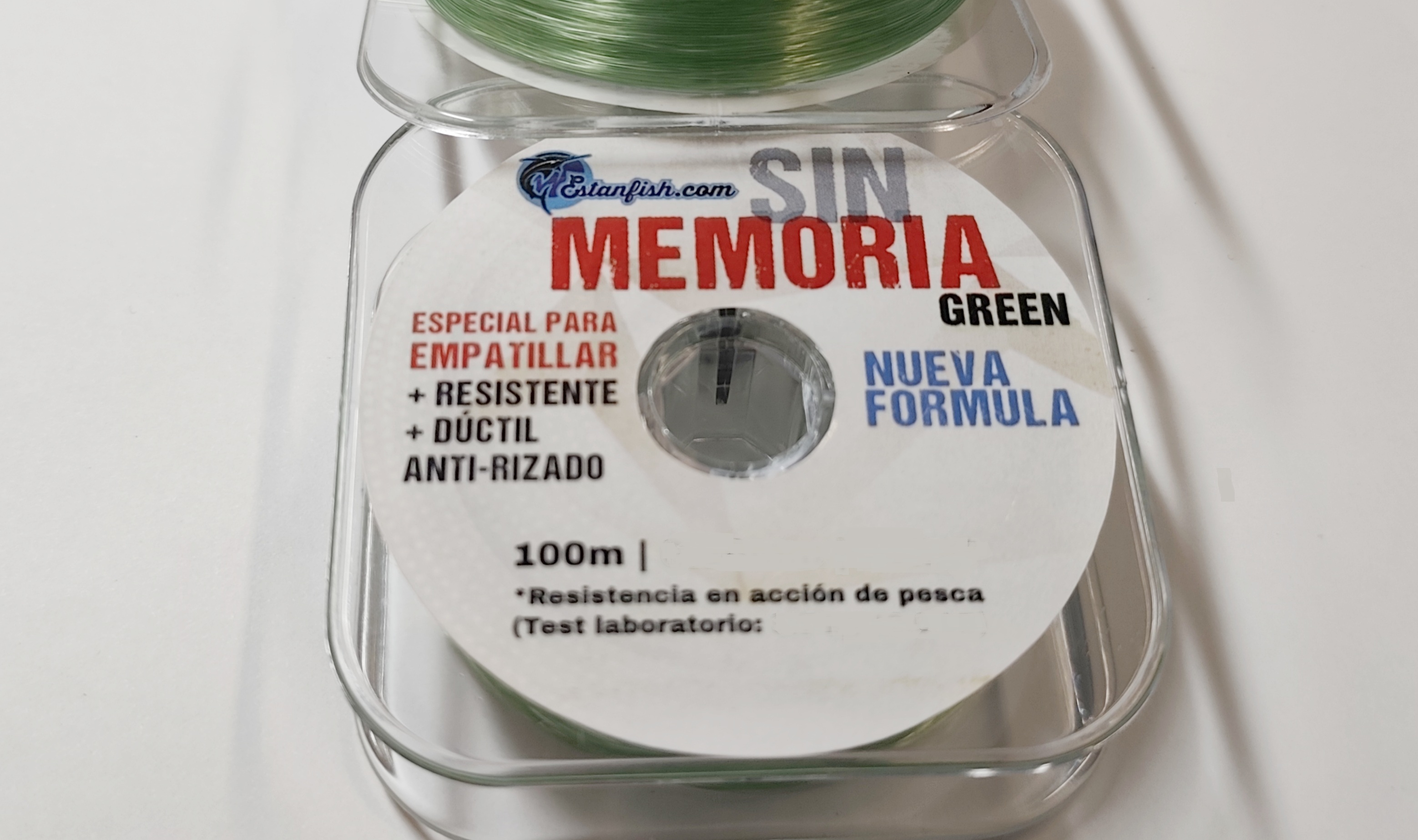 HILO SIN MEMORIA 0,35 100m 15 kg 31 LBS GREEN