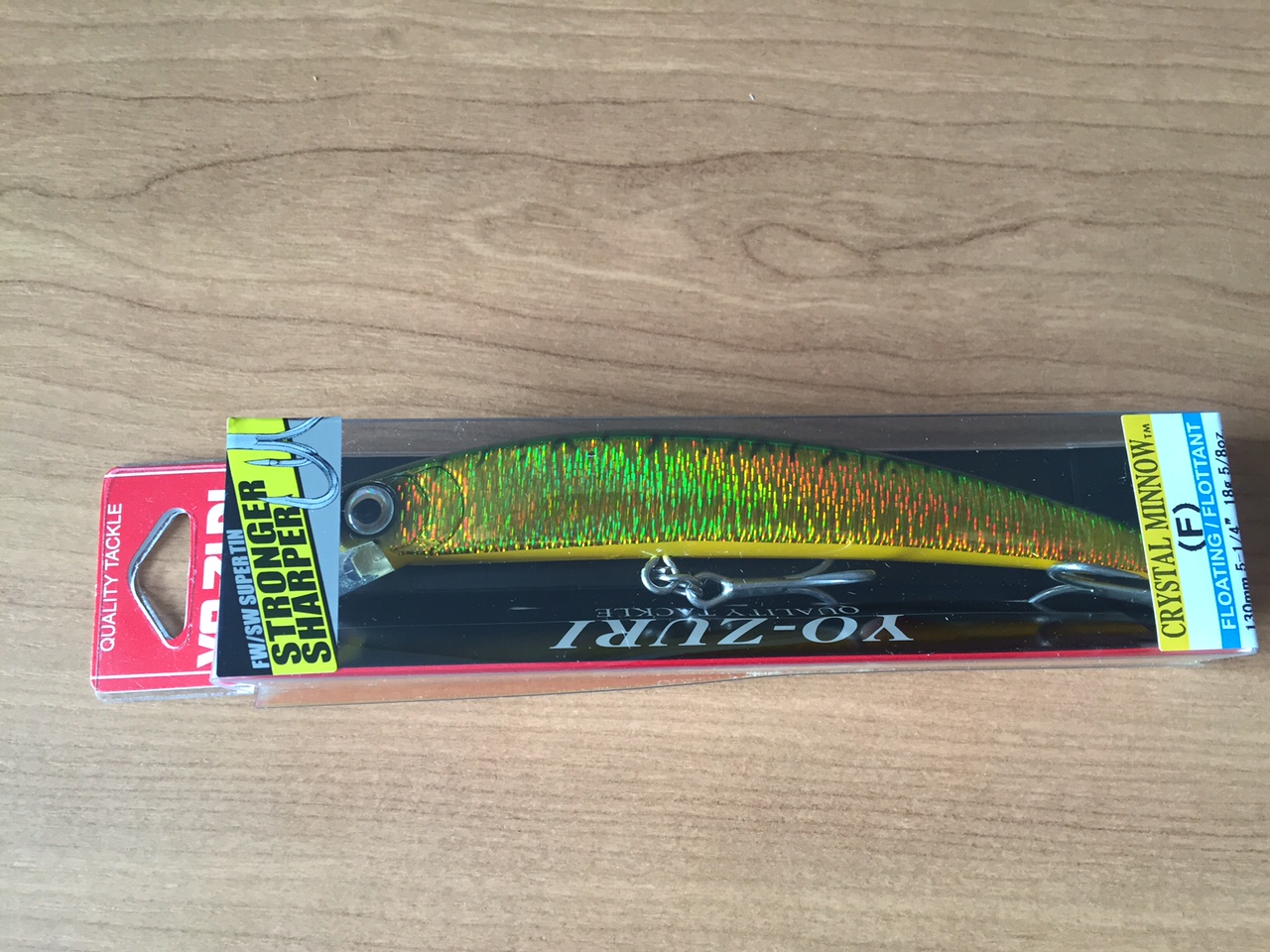 (DX)YO-ZURI CRYSTAL HOLO MINNOW 130F F1004-C27