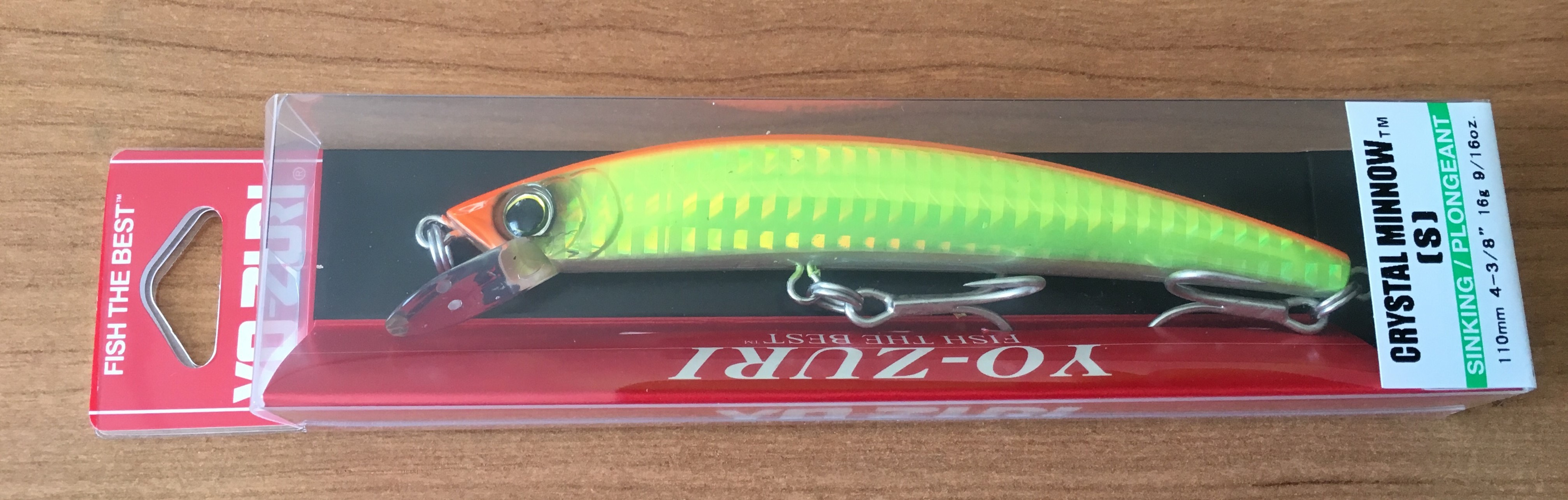 (DX)YO-ZURI CRYSTAL MINNOW S110 R1129-HOBG