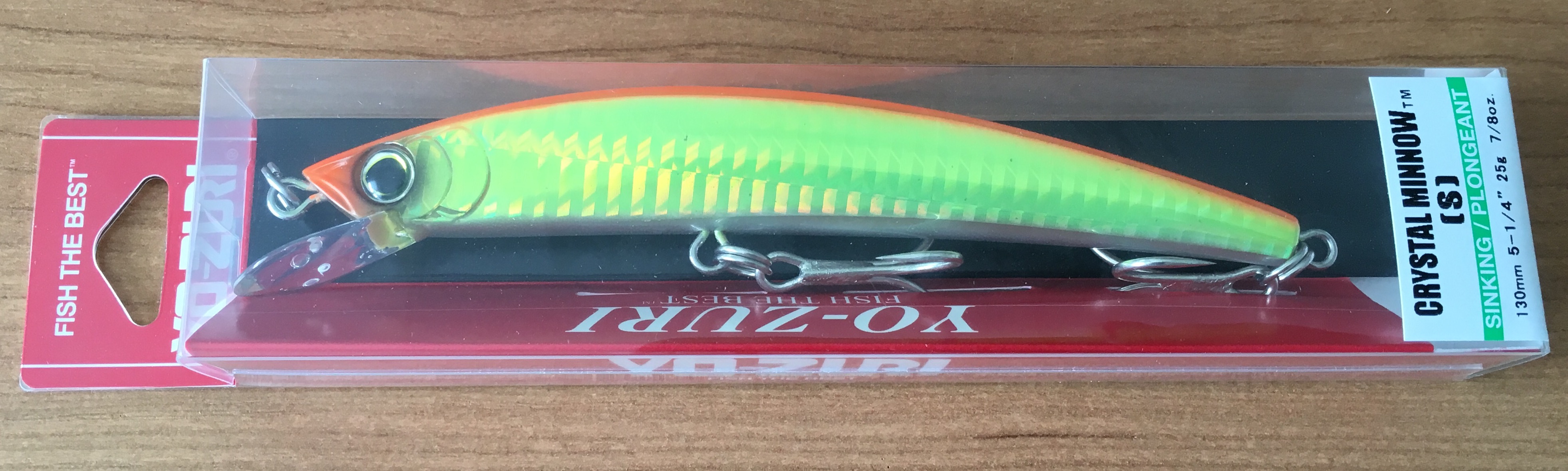 (DX)YO-ZURI CRYSTAL MINNOW S130 R1130-HOBG 3