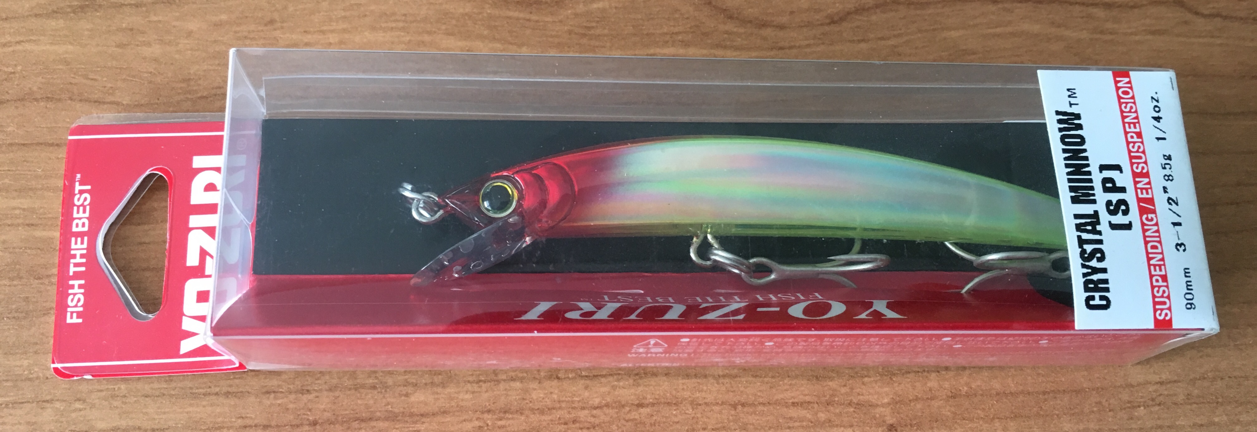 (DX)YO-ZURI CRYSTAL MINNOW SP90 R1131-HCR