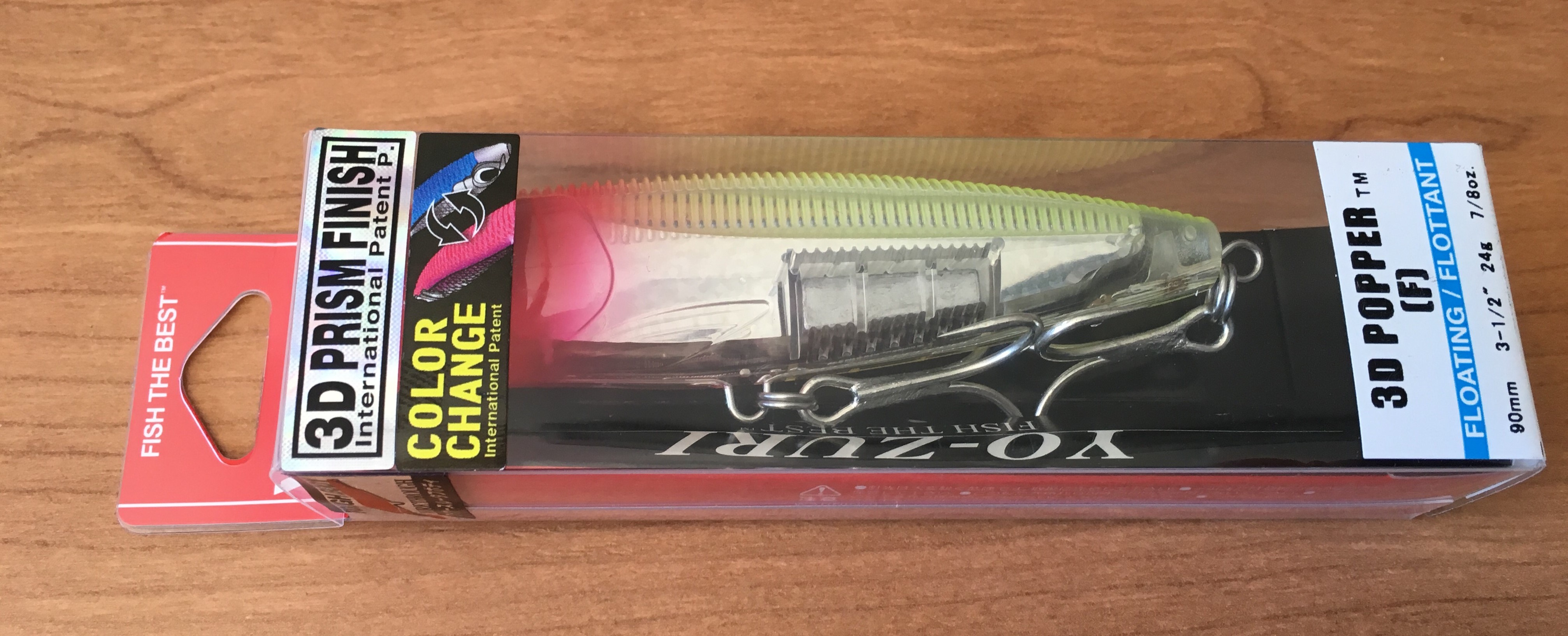 (DX)YO-ZURI 3D POPPER F 90 R1167-CPRH