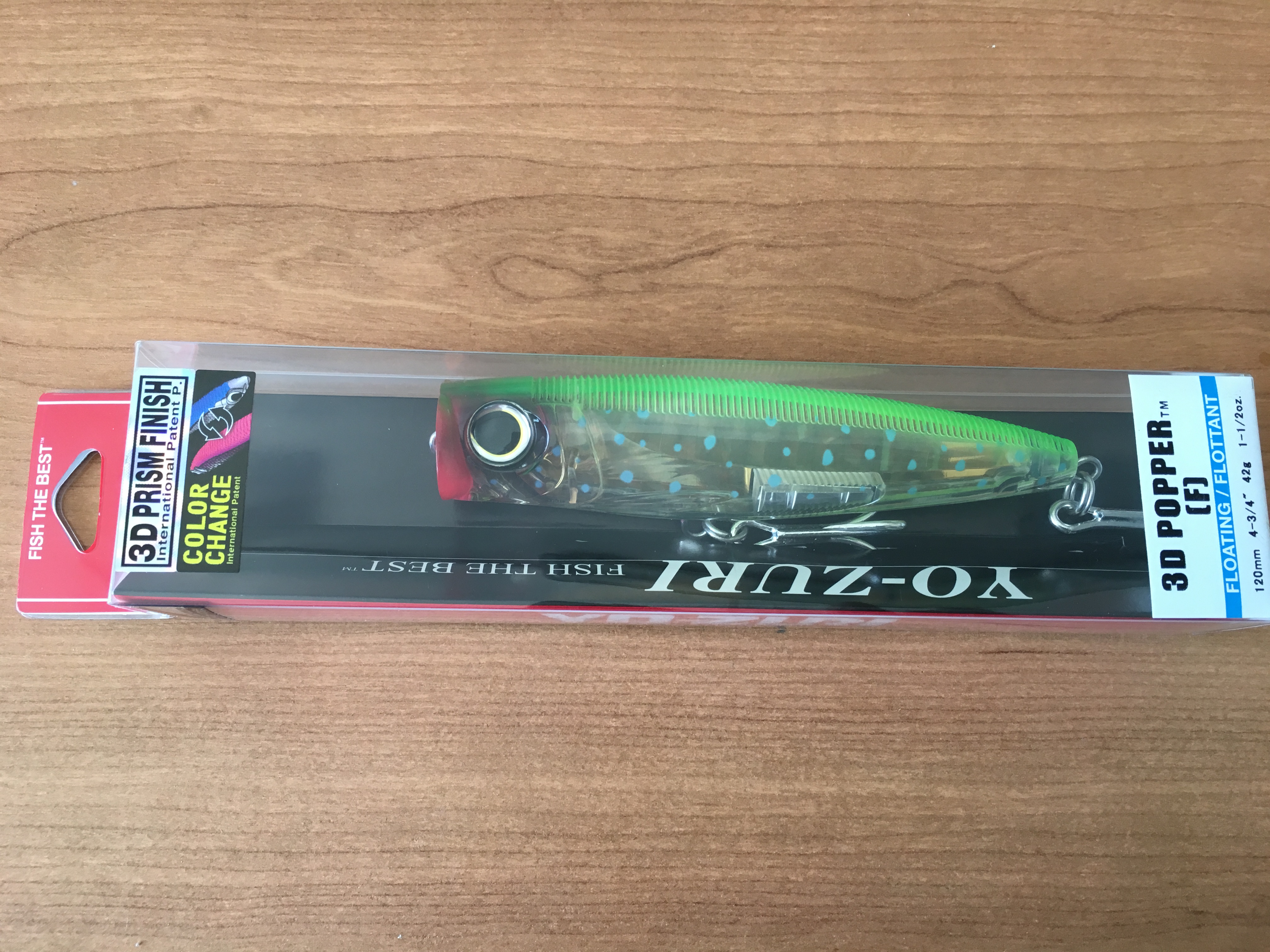 (DX)YO-ZURI 3D POPPER F 120 R1168-CPDR 3