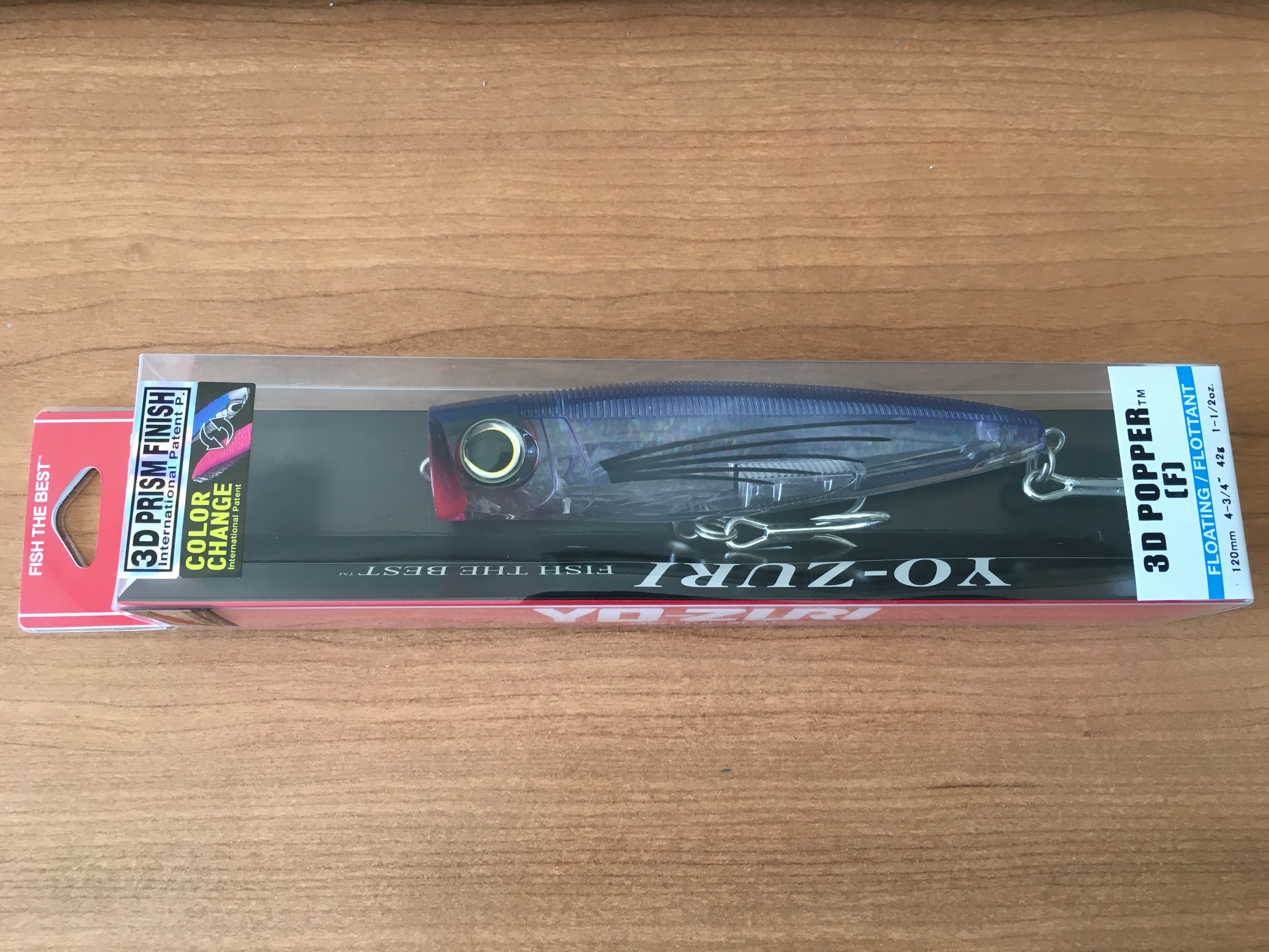 (DX)YO-ZURI 3D POPPER F 120 R1168-CPFF 3