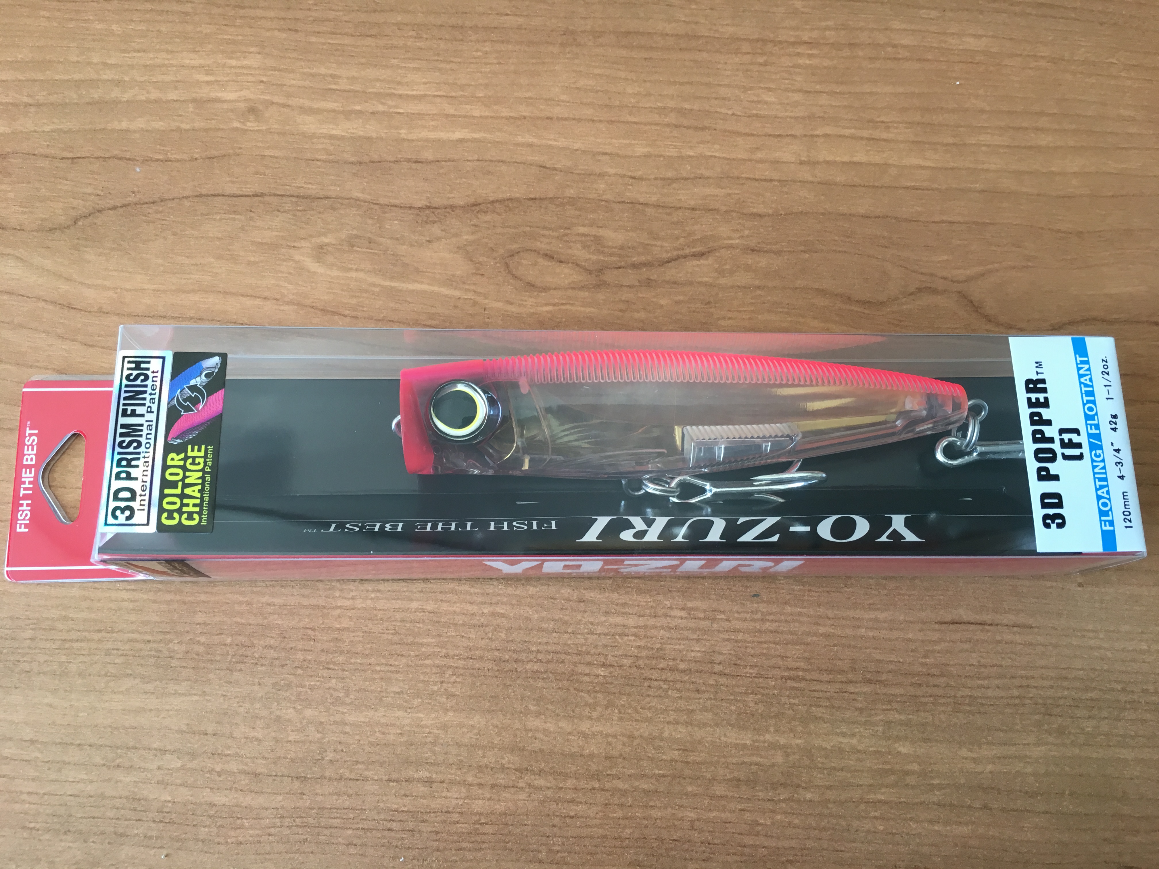 (DX)YO-ZURI 3D POPPER F 120 R1168-CPPO