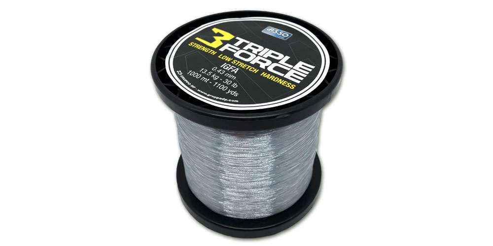 ASSO TRIPLE FORCE IGFA 1000M 30LB 043 GREY-71 3