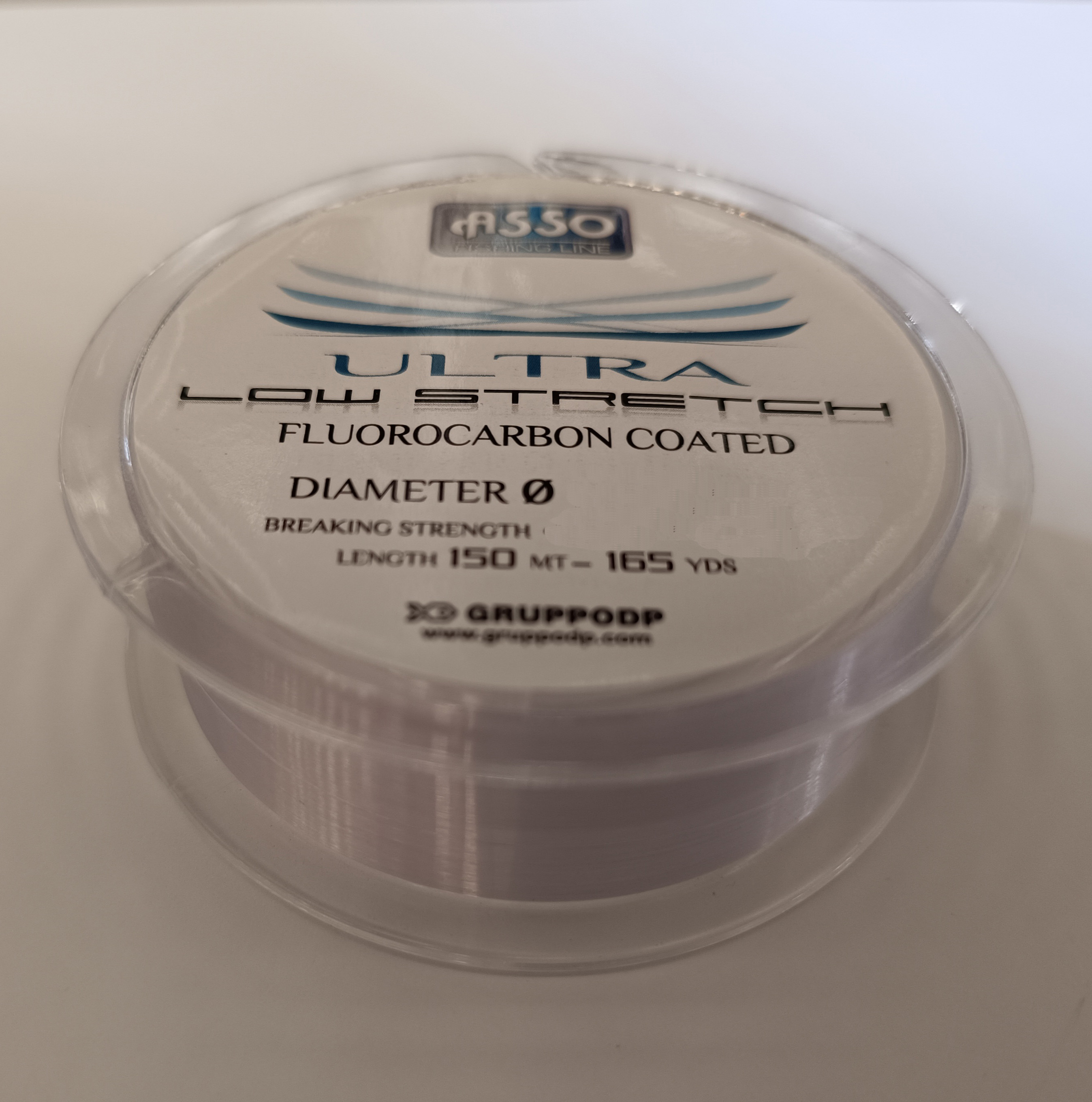 NYLON ASSO ULTRA LOW STRETCH 150M 0,18mm FLUOROCARBON COATED 3