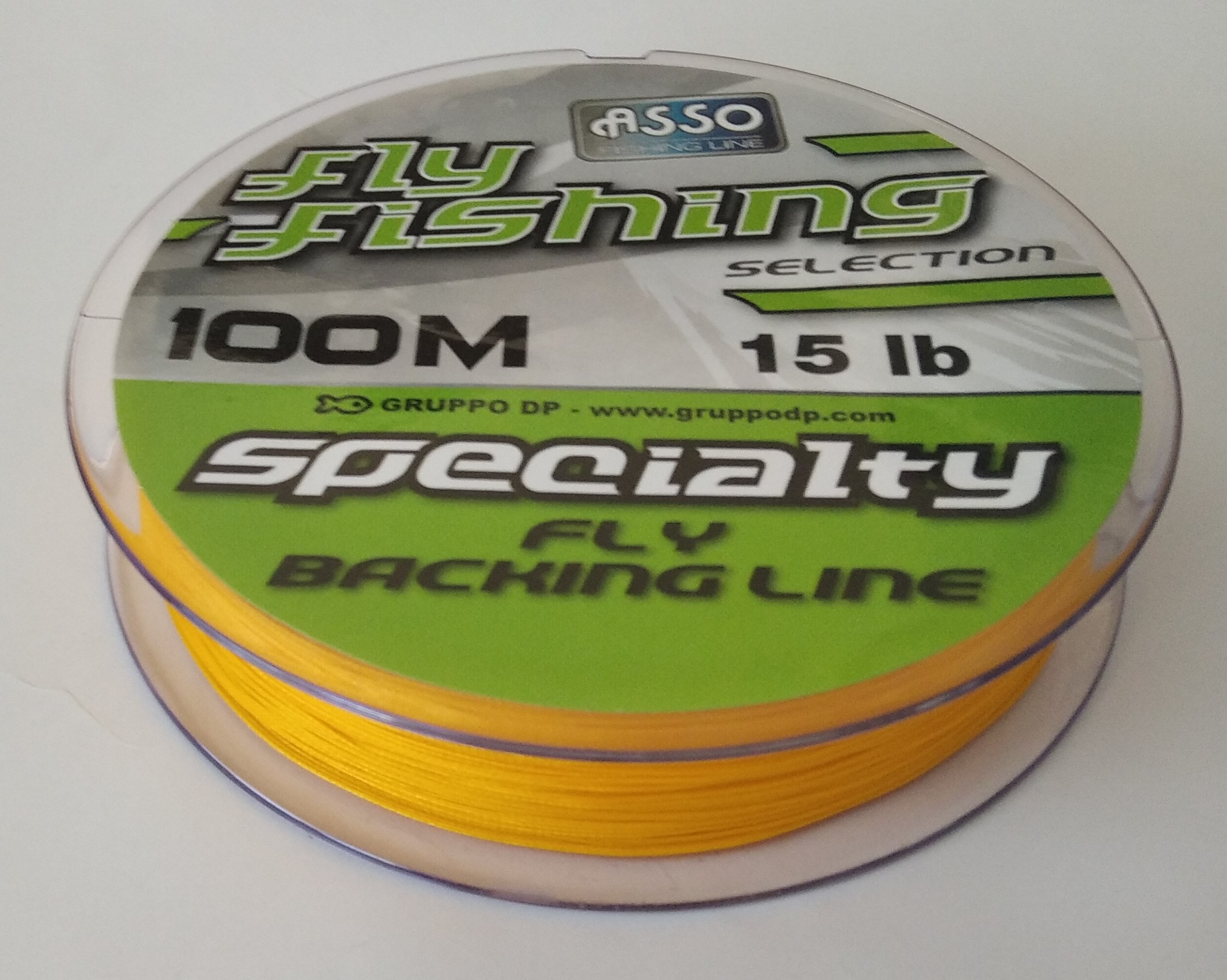 ASSO FLY FISHING BACKING 100M 15LB YELLOW-17 3