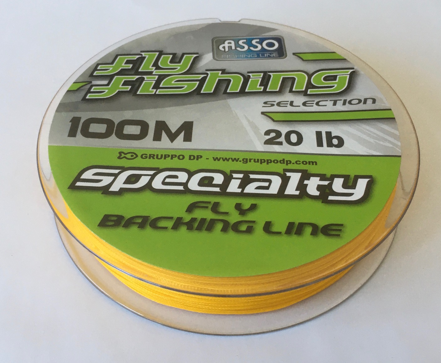 ASSO FLY FISHING BACKING 100M 20LB YELLOW-17 3